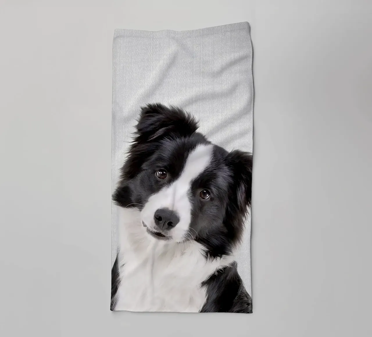 Border Collie colorato asciugamano da bagno da Leonard R Sadler