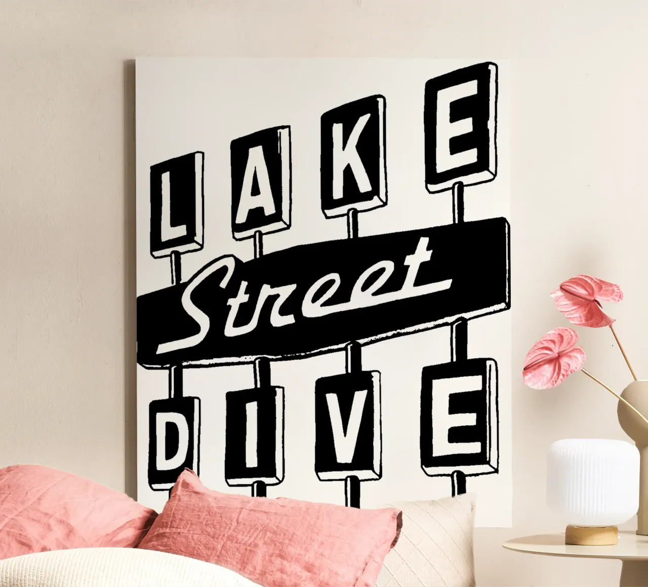 Maglietta Lake Street Dive Retro Essential tela con Cornice a cassetta da anti___heroo