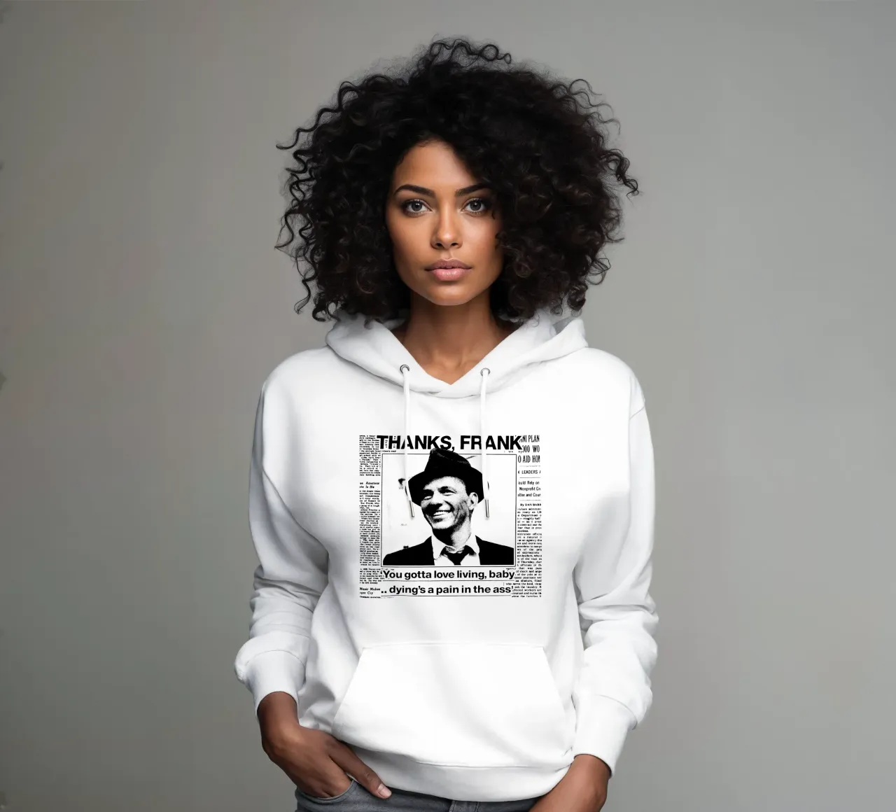 Frank Sinatra Pop BAnd felpa con cappuccio da igoshdesigns