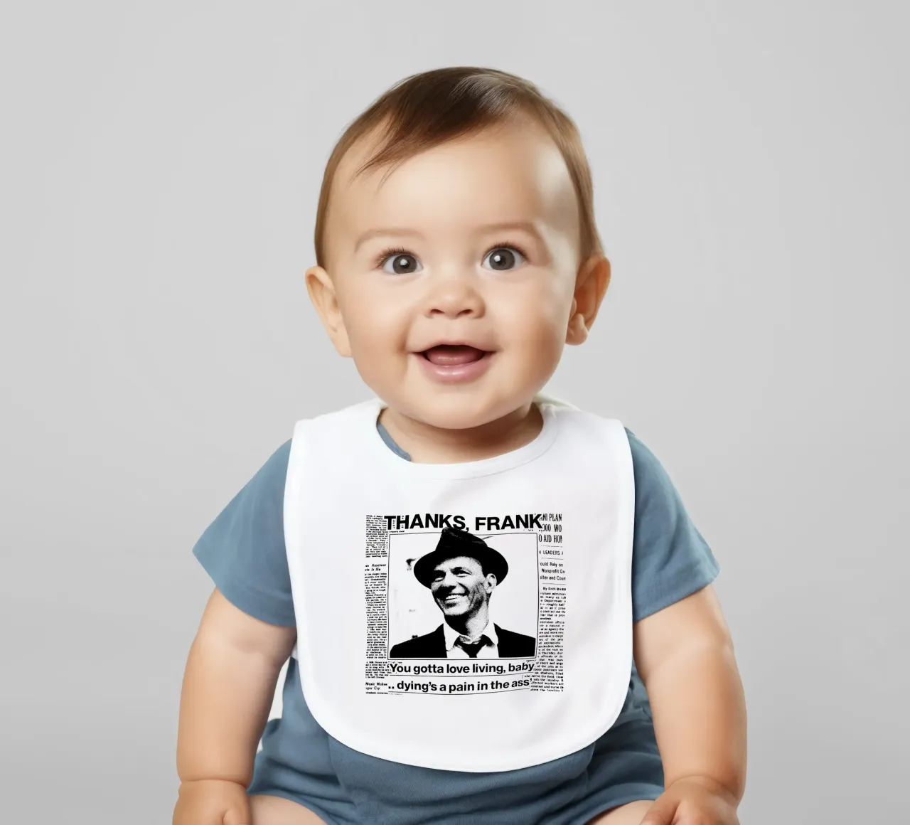 Frank Sinatra Pop BAnd bavaglino da igoshdesigns