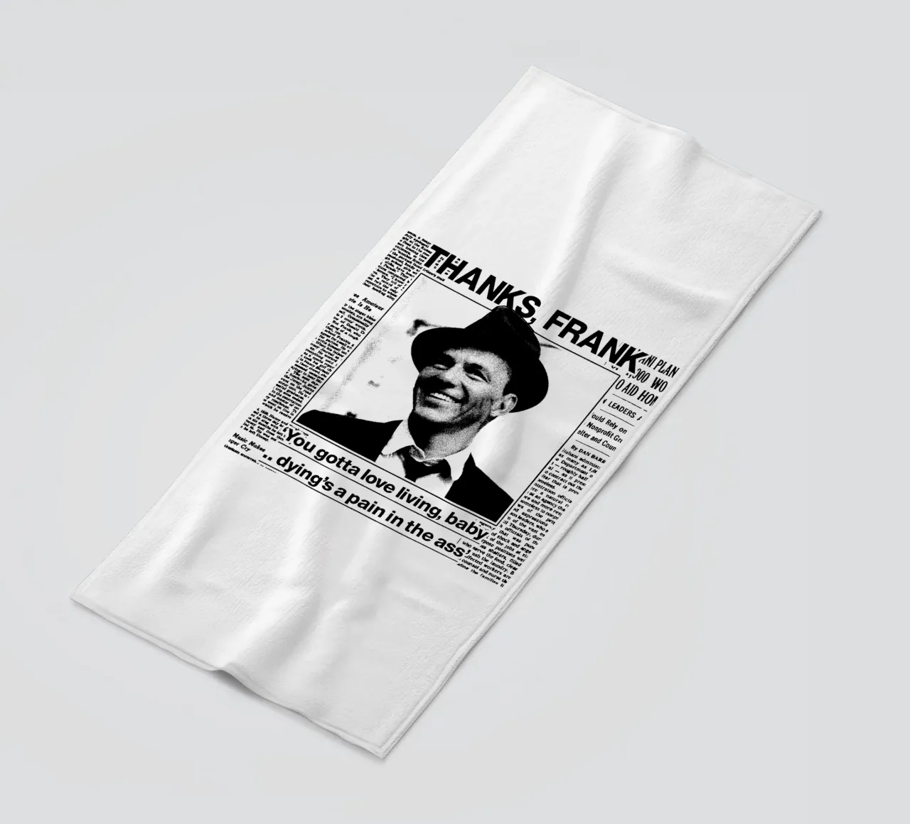 Frank Sinatra Pop BAnd telo mare da igoshdesigns
