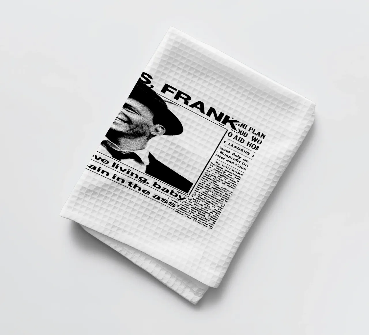 Frank Sinatra Pop BAnd canovaccio da cucina da igoshdesigns