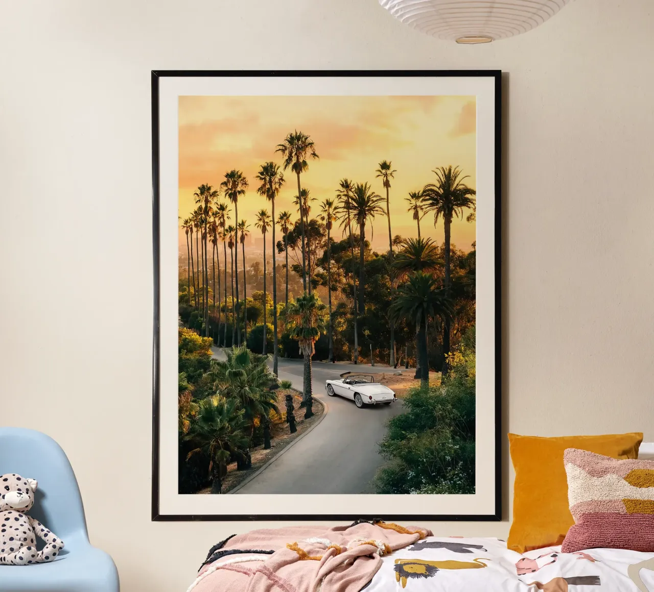 Viale del tramonto poster da Fletcher M Henry