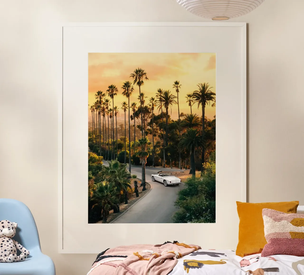 Viale del tramonto poster da Fletcher M Henry