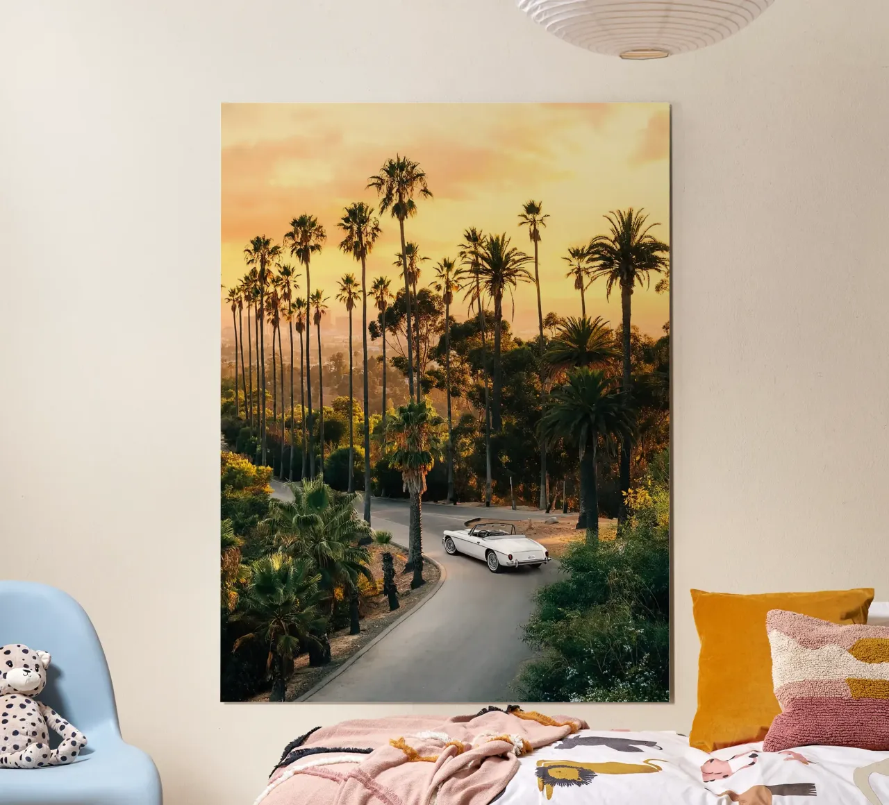 Viale del tramonto poster da Fletcher M Henry