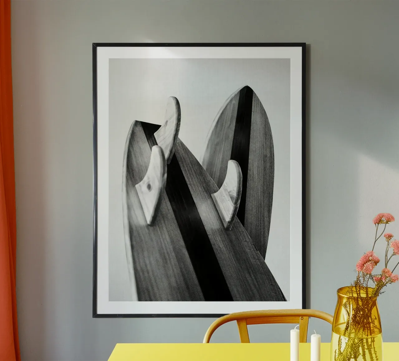 Tavole da surf in legno poster da Fletcher M Henry