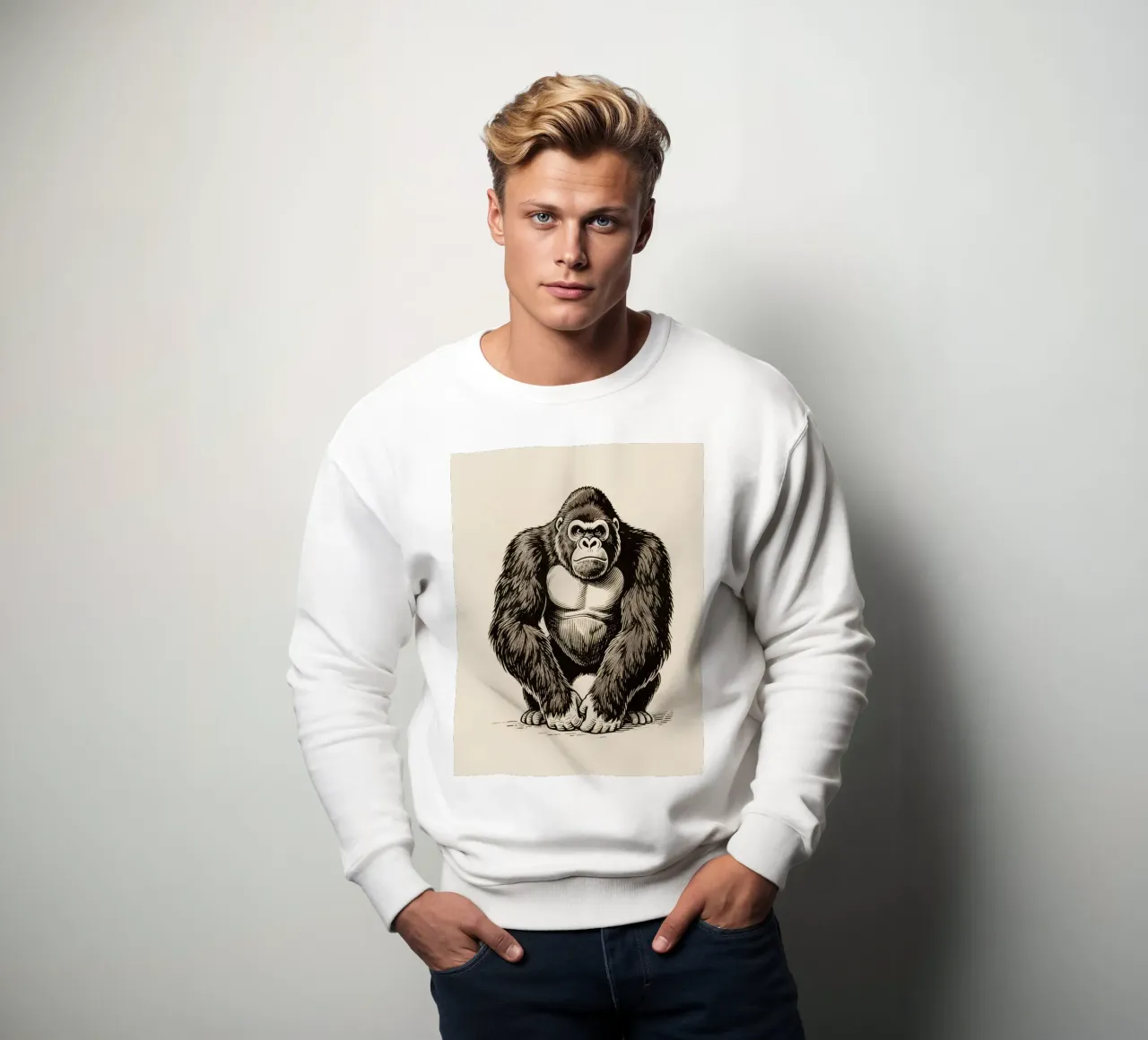 Gorilla felpa da knowledge