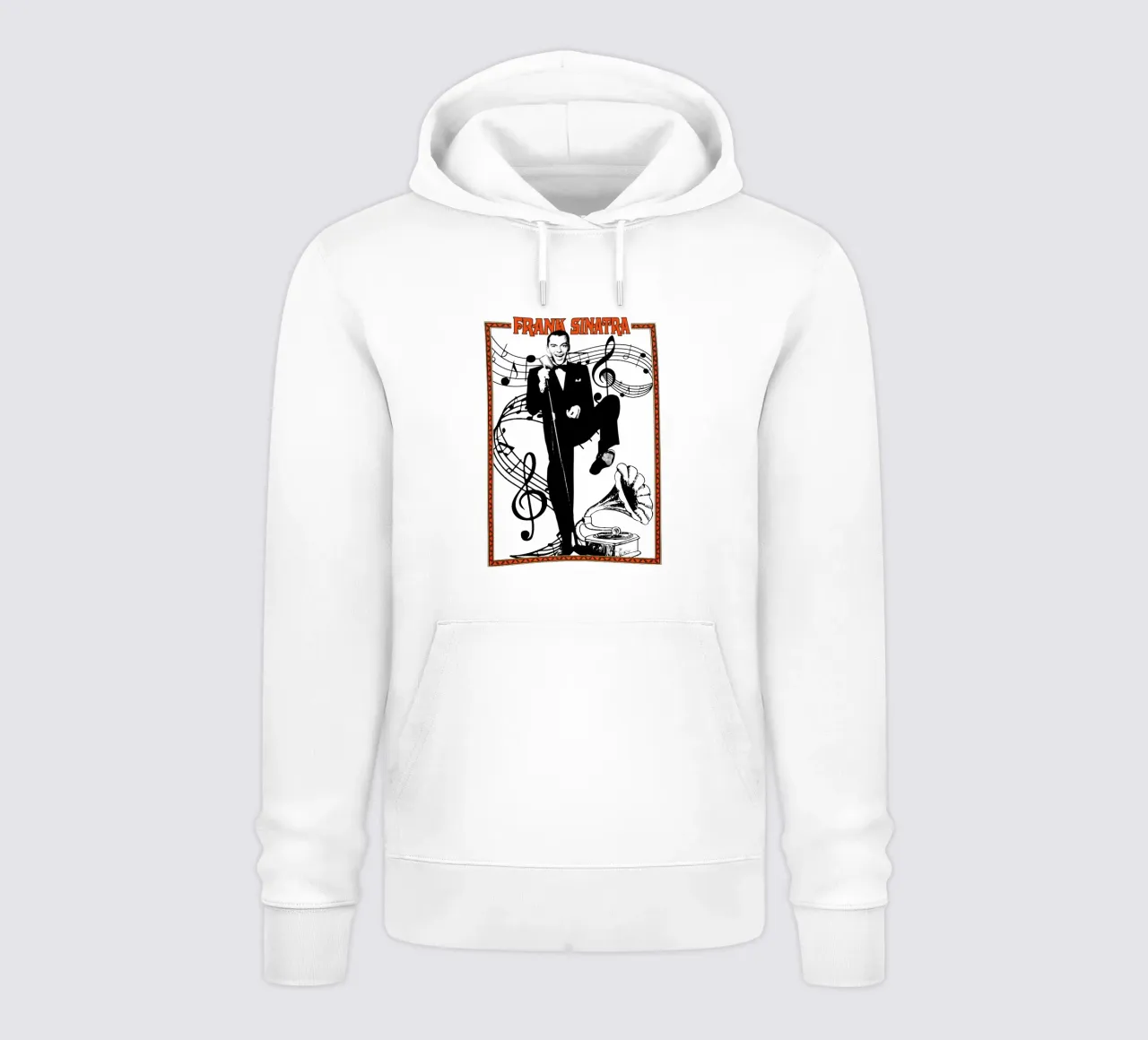 Pop classico Frank Sinatra felpa con cappuccio da igoshdesigns