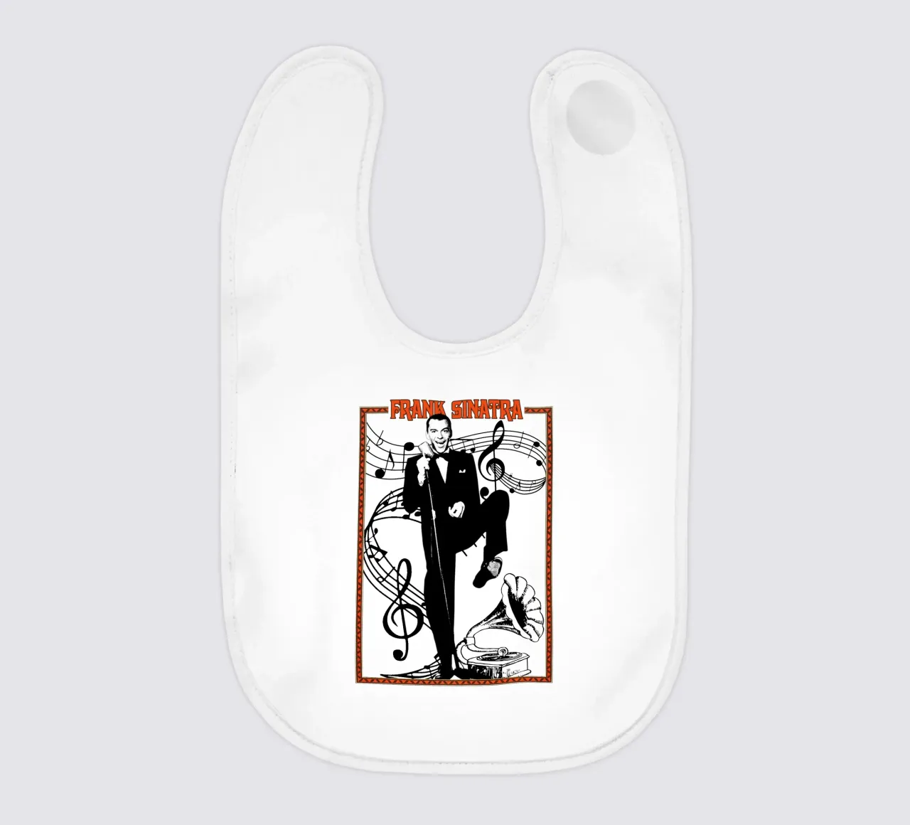 Pop classico Frank Sinatra bavaglino da igoshdesigns
