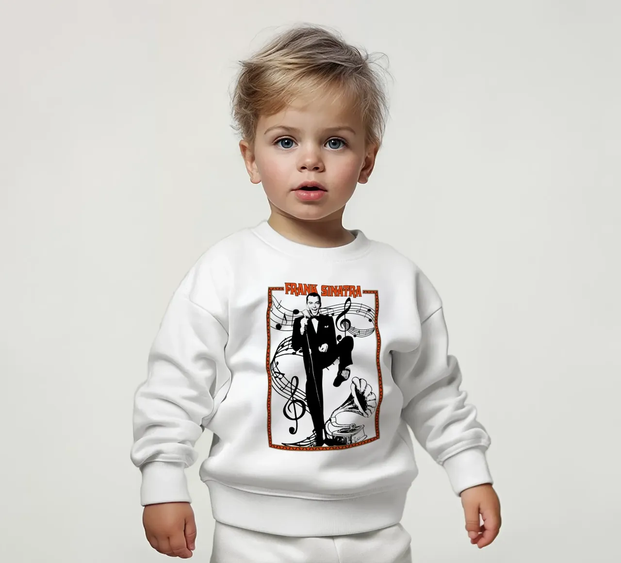 Pop classico Frank Sinatra felpa neonato da igoshdesigns