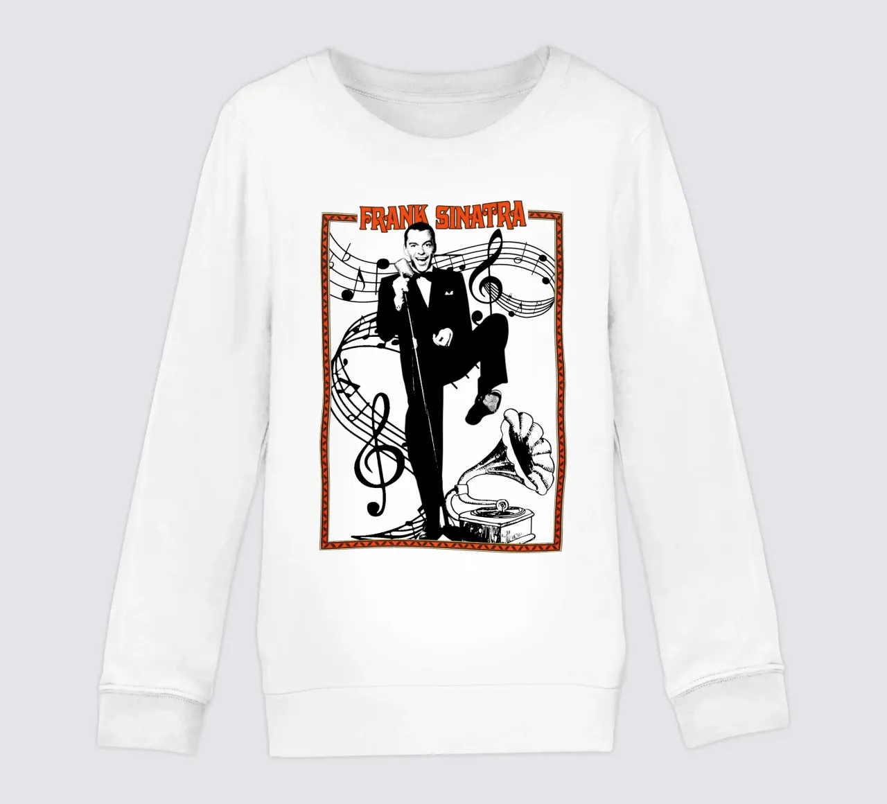 Pop classico Frank Sinatra felpa bambino da igoshdesigns