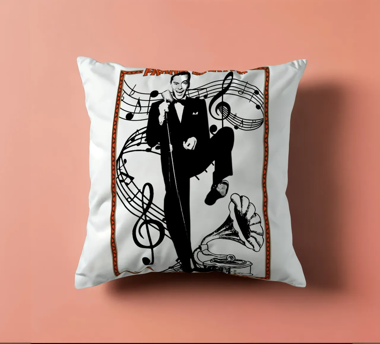 Pop classico Frank Sinatra cuscino da igoshdesigns