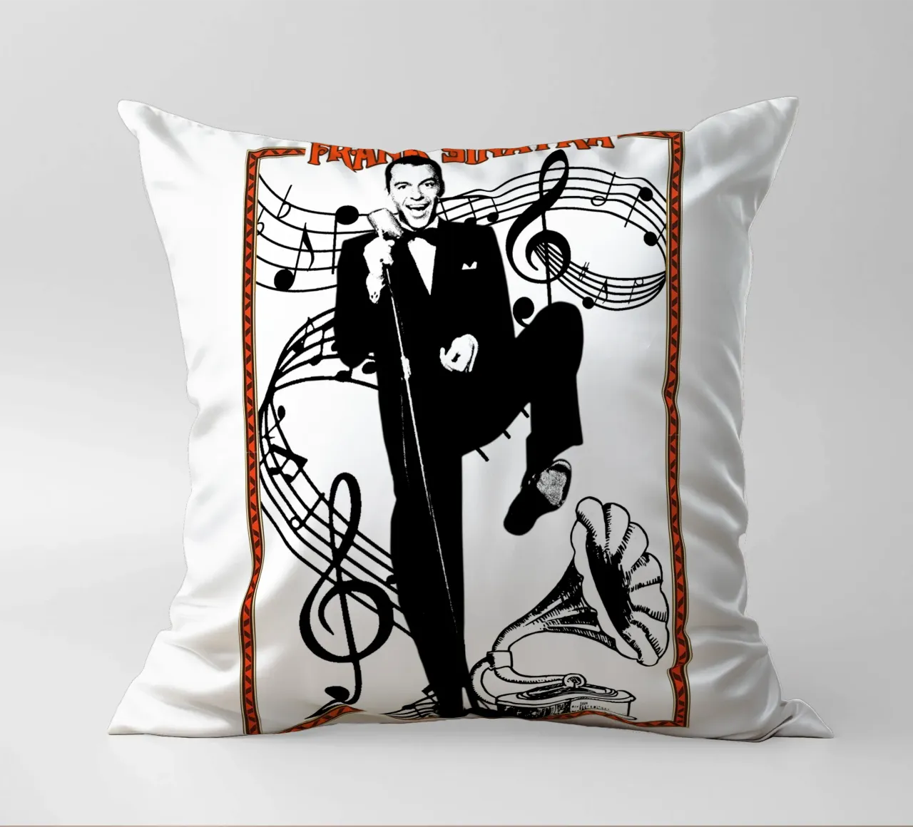 Pop classico Frank Sinatra cuscino da igoshdesigns