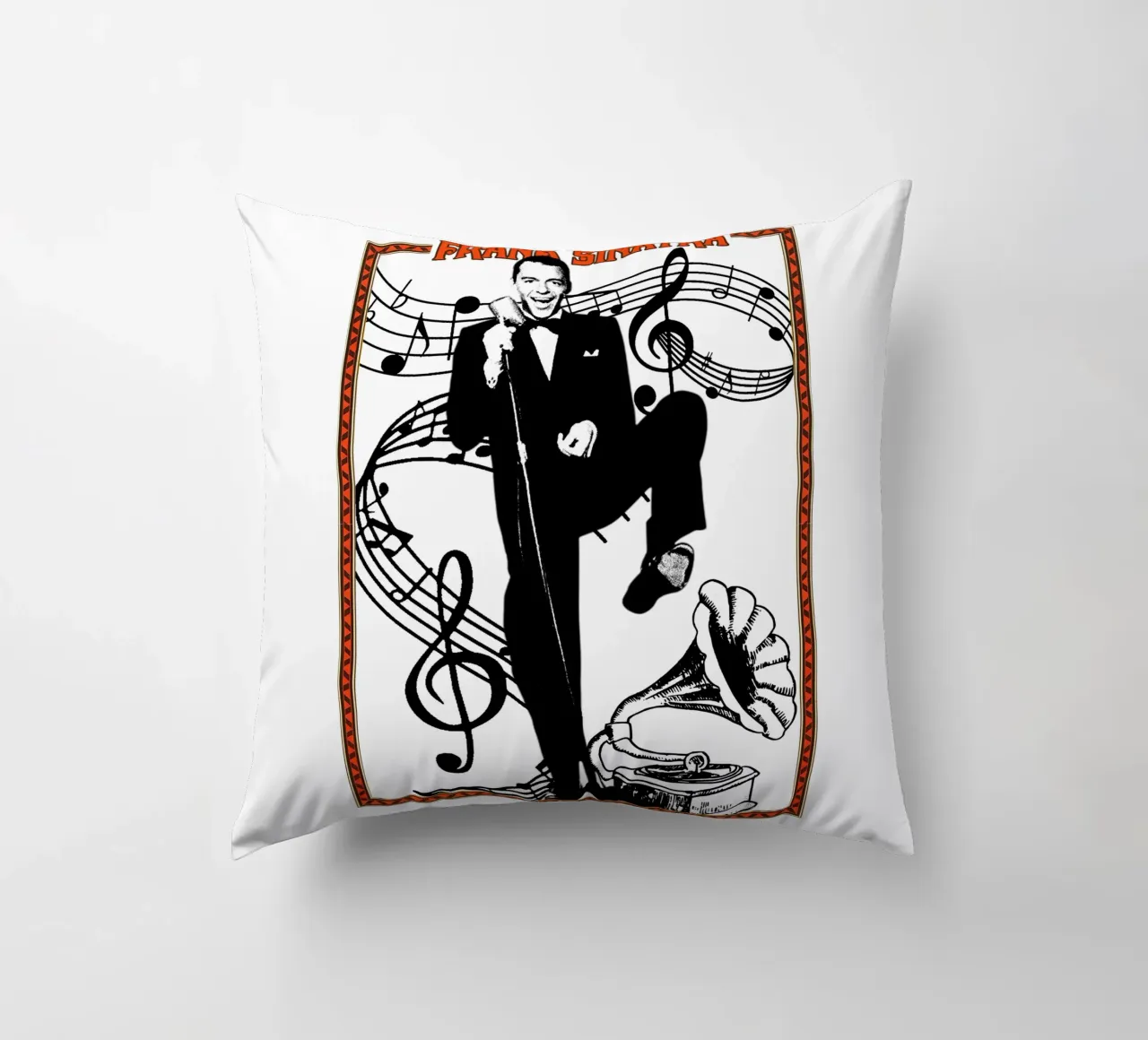 Pop classico Frank Sinatra cuscino da igoshdesigns