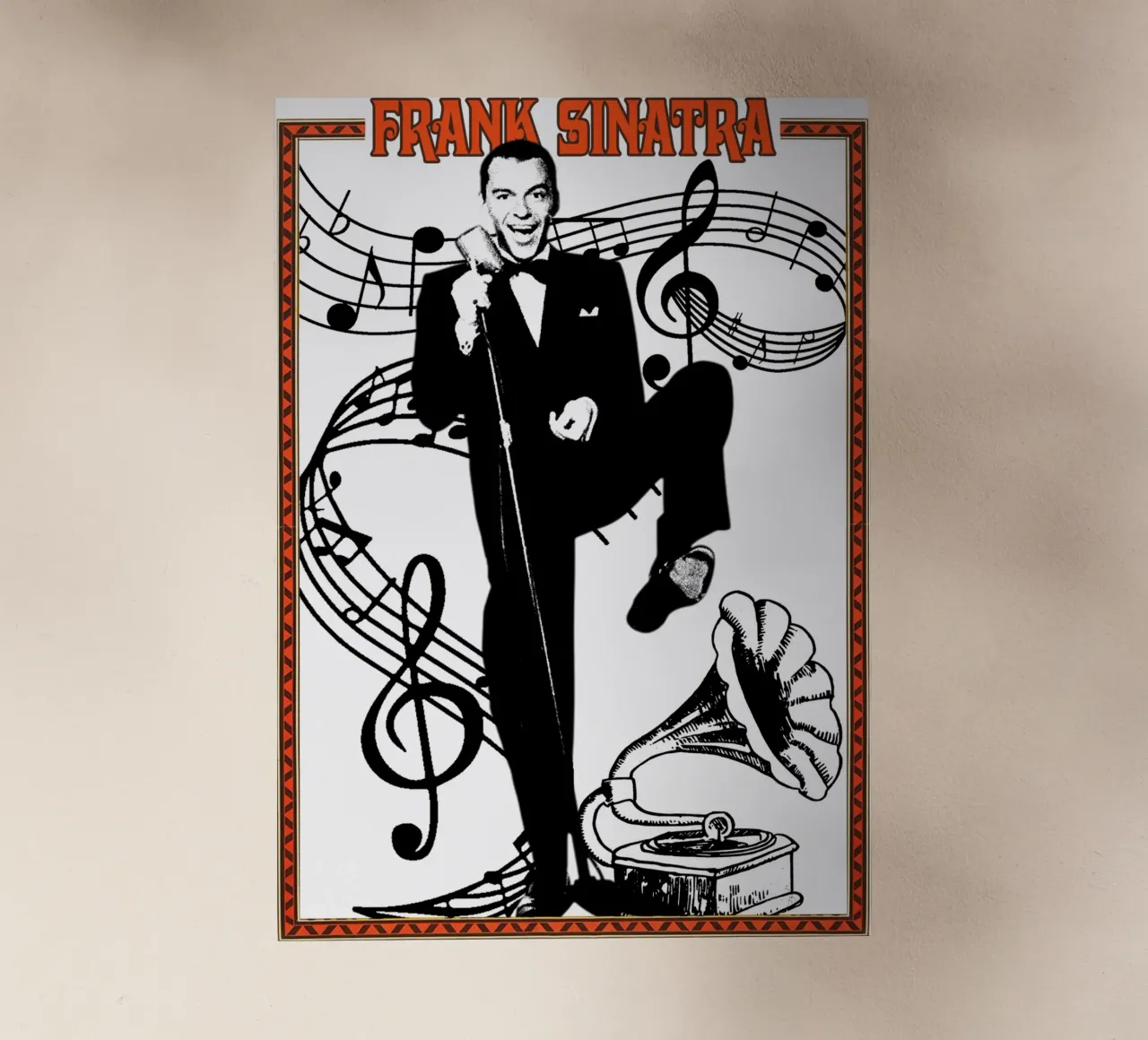 Pop classico Frank Sinatra pellicola backlit da igoshdesigns