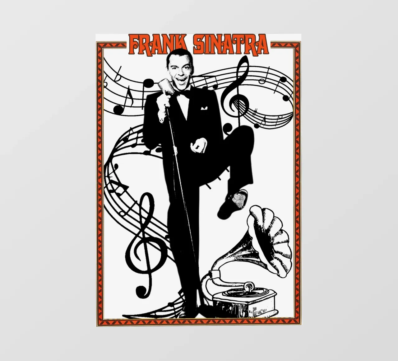Pop classico Frank Sinatra pellicola backlit da igoshdesigns