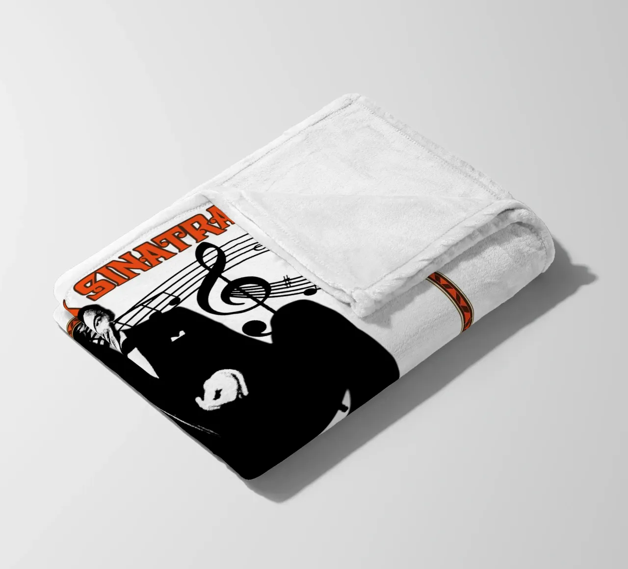 Pop classico Frank Sinatra coperta in pile da igoshdesigns