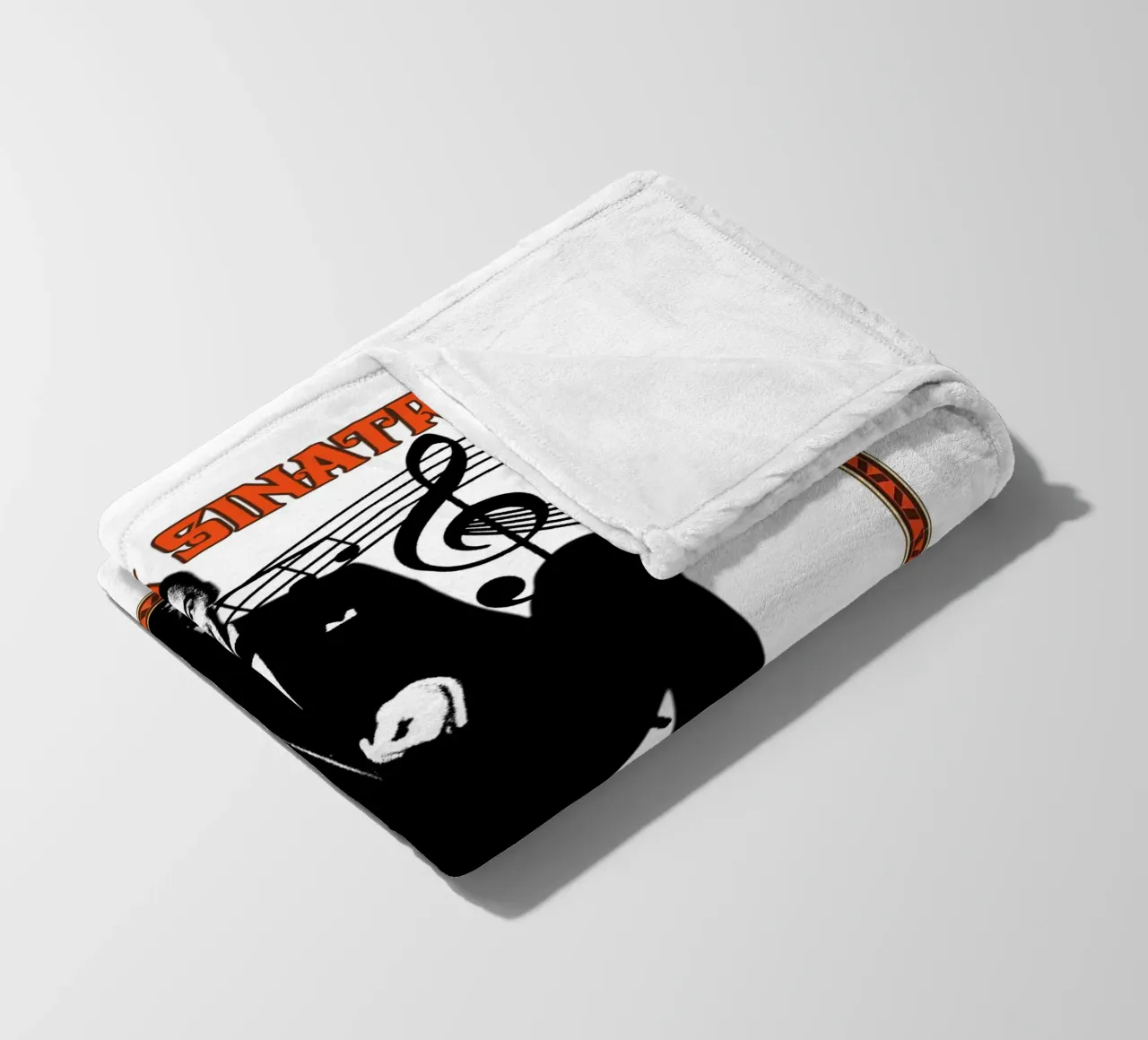 Pop classico Frank Sinatra coperta in pile da igoshdesigns