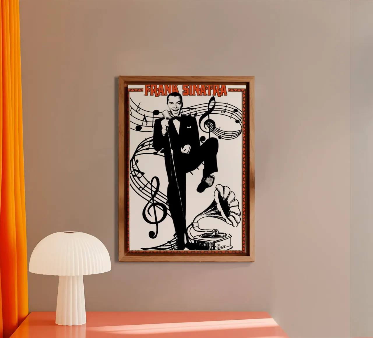 Pop classico Frank Sinatra alluminio dibond da igoshdesigns