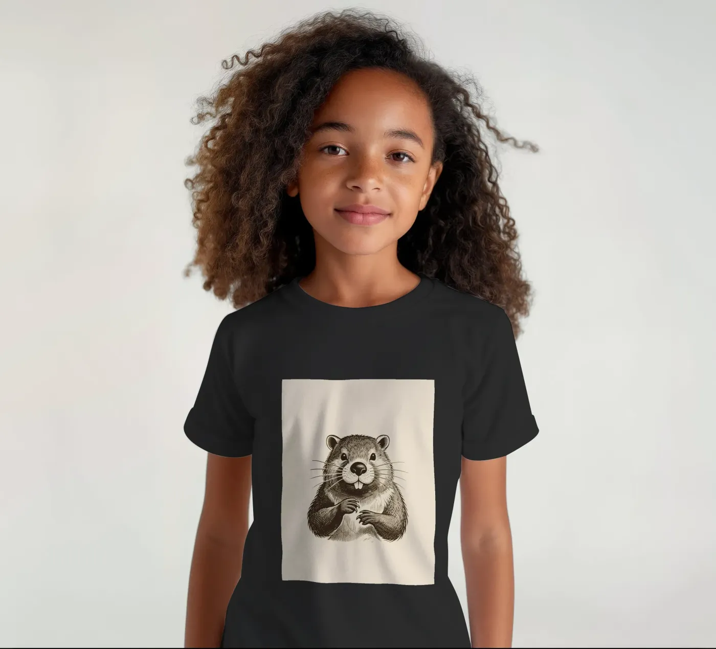 Bever kinder t-shirt van knowledge