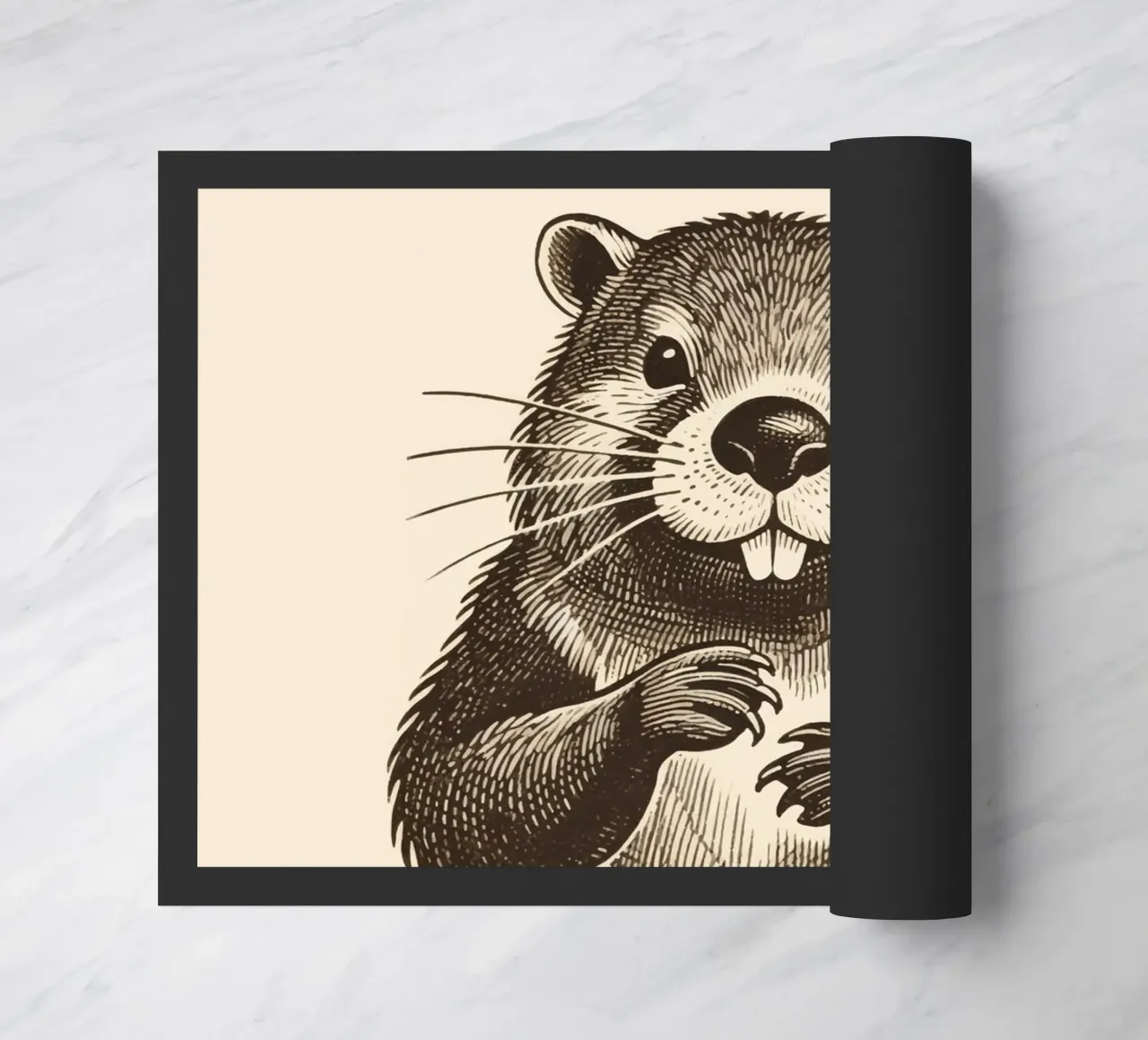 Biber Fußmatte von knowledge