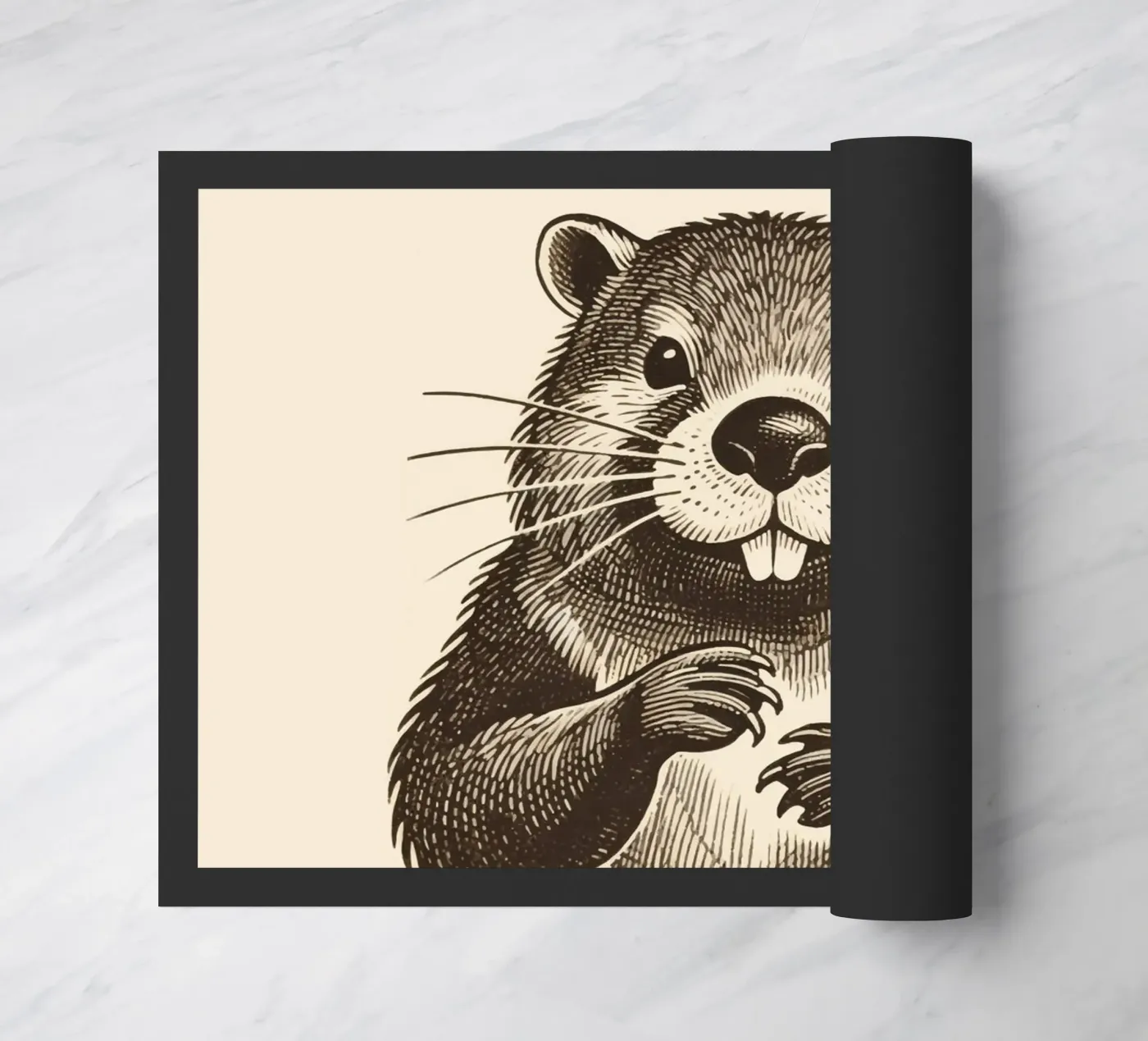 Biber Fußmatte von knowledge