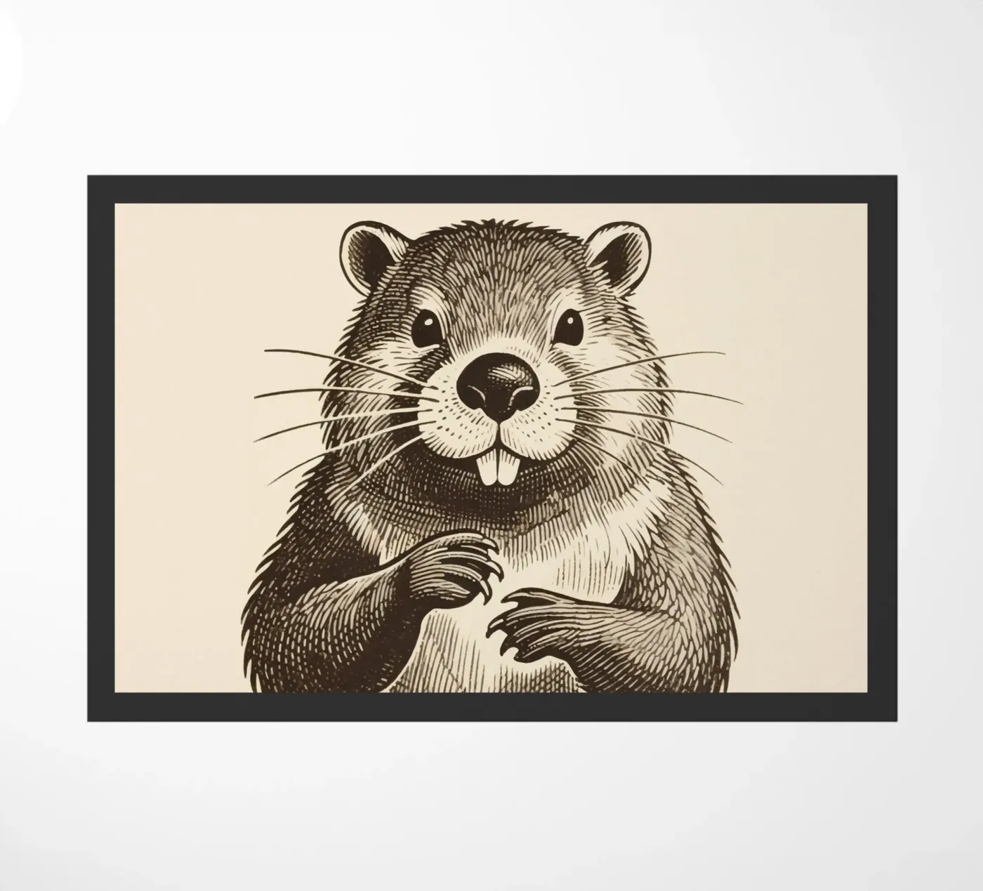 Biber Fußmatte von knowledge