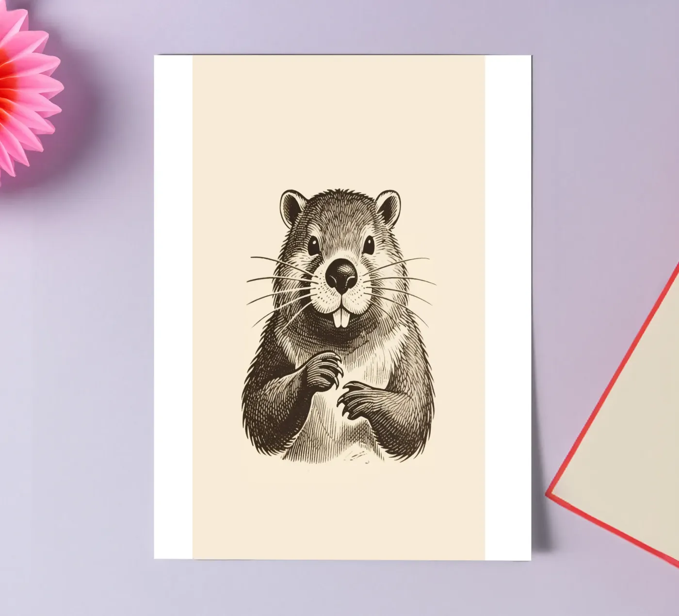 Bever stickervel van knowledge