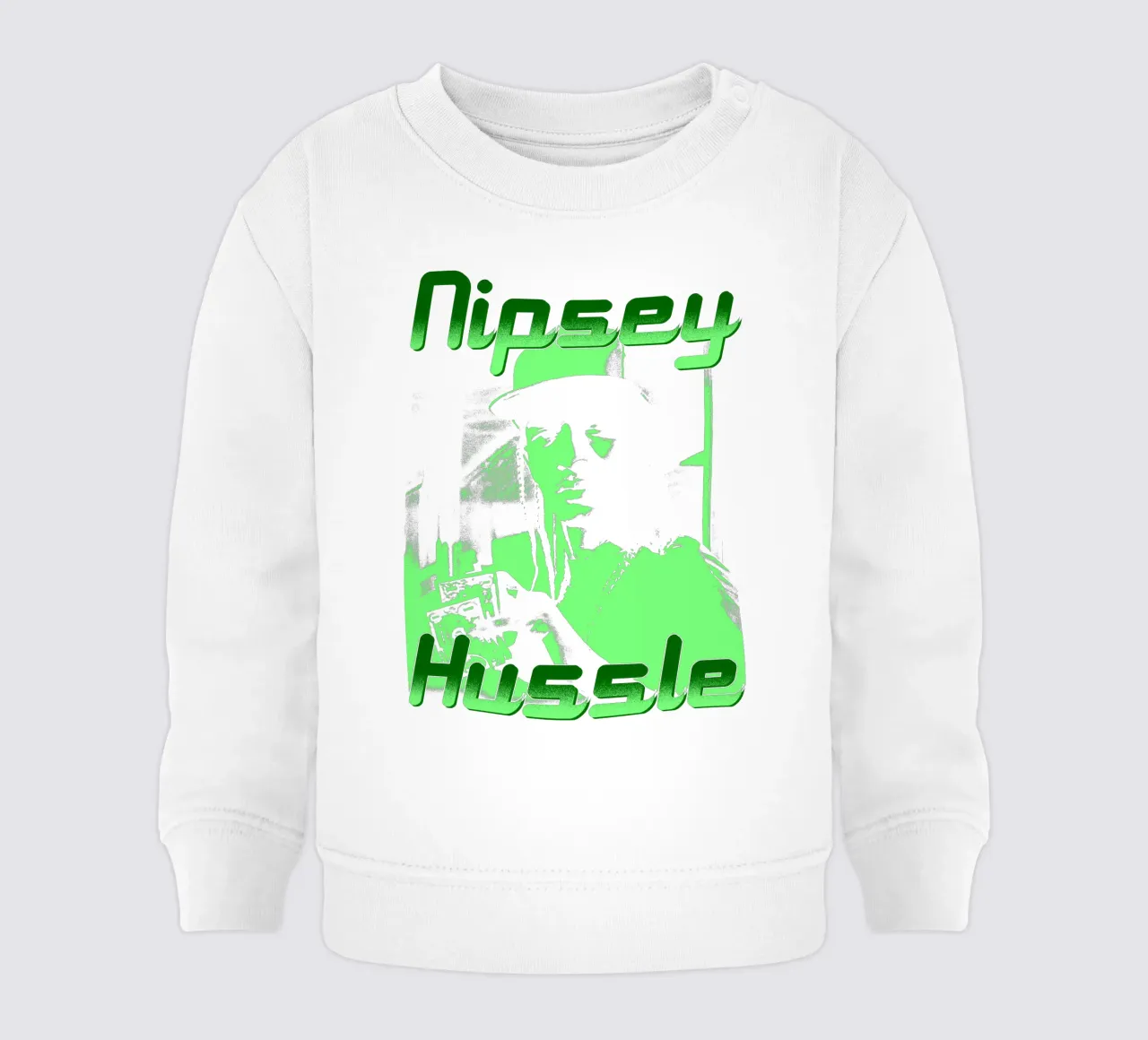 Stile vintage di Nipsey Hussle felpa neonato da mannys_artt
