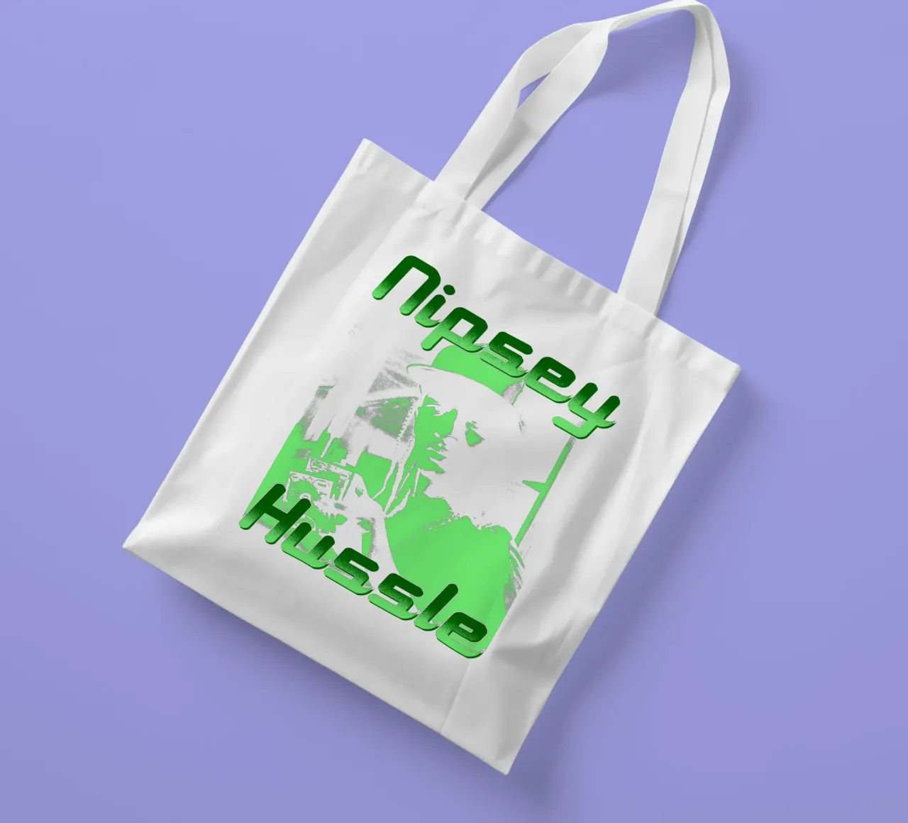 Stile vintage di Nipsey Hussle borsa in juta da mannys_artt
