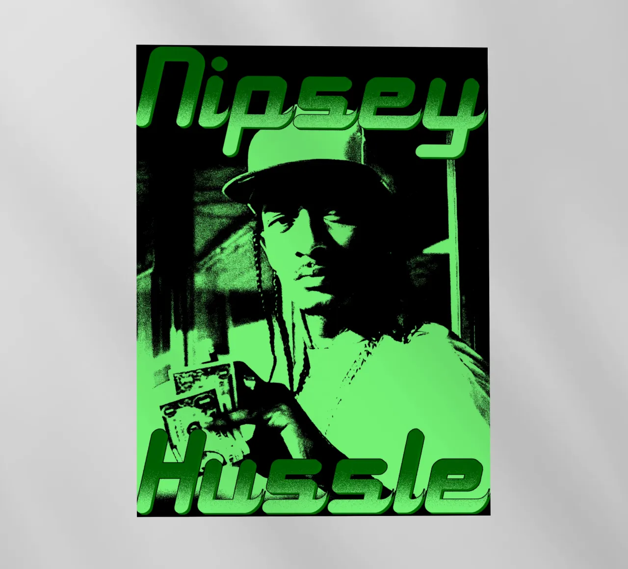 Stile vintage di Nipsey Hussle pellicola backlit da mannys_artt
