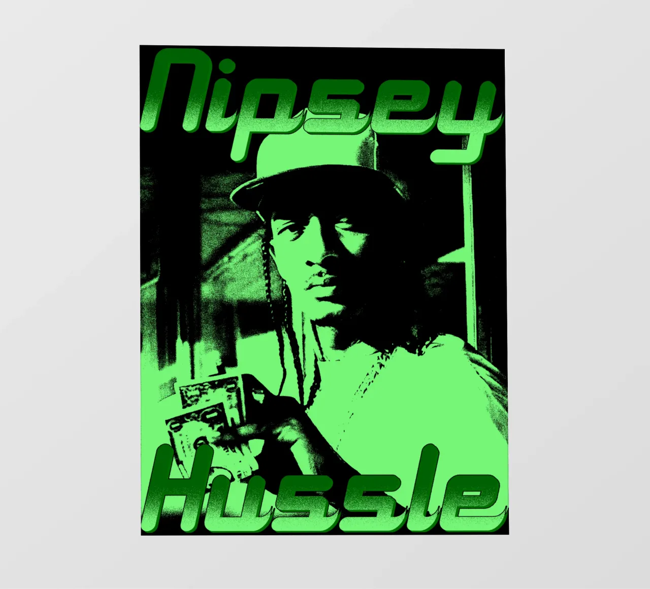 Stile vintage di Nipsey Hussle pellicola backlit da mannys_artt