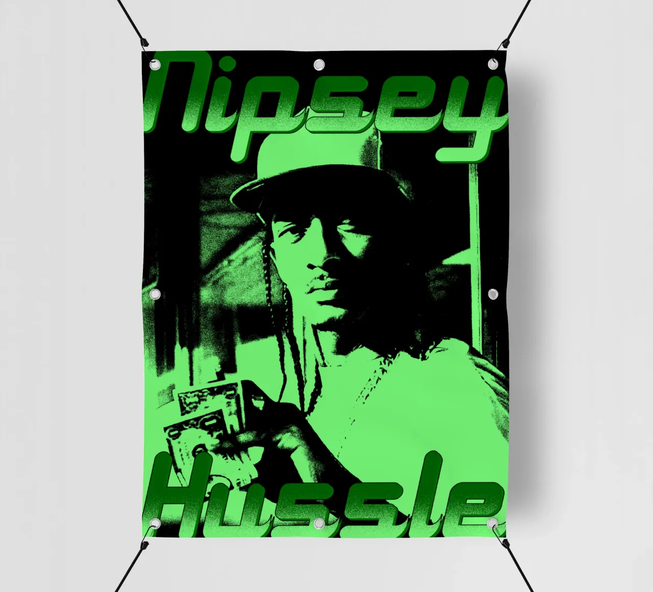 Stile vintage di Nipsey Hussle telo in pvc da mannys_artt