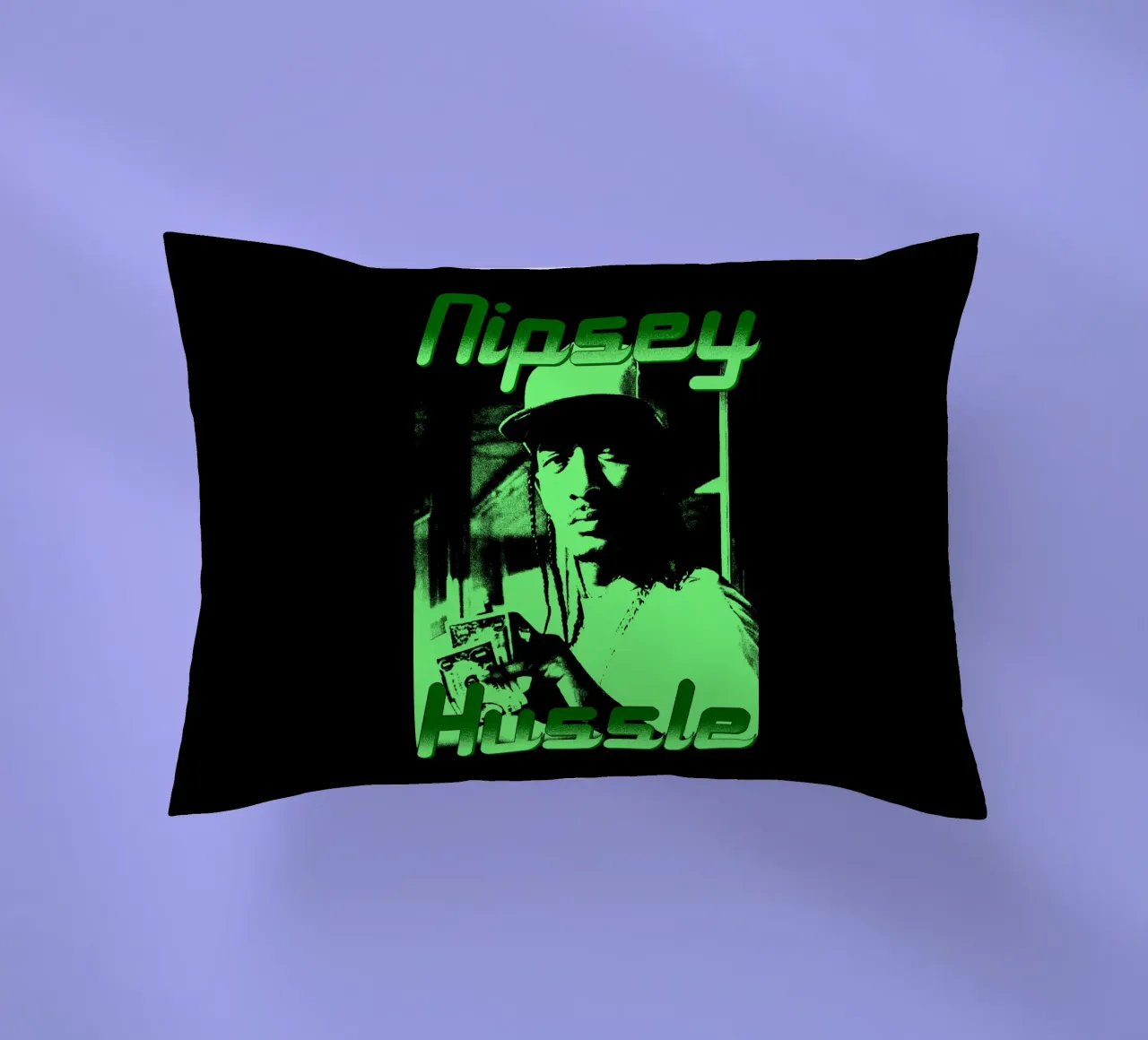Stile vintage di Nipsey Hussle cuscino da mannys_artt