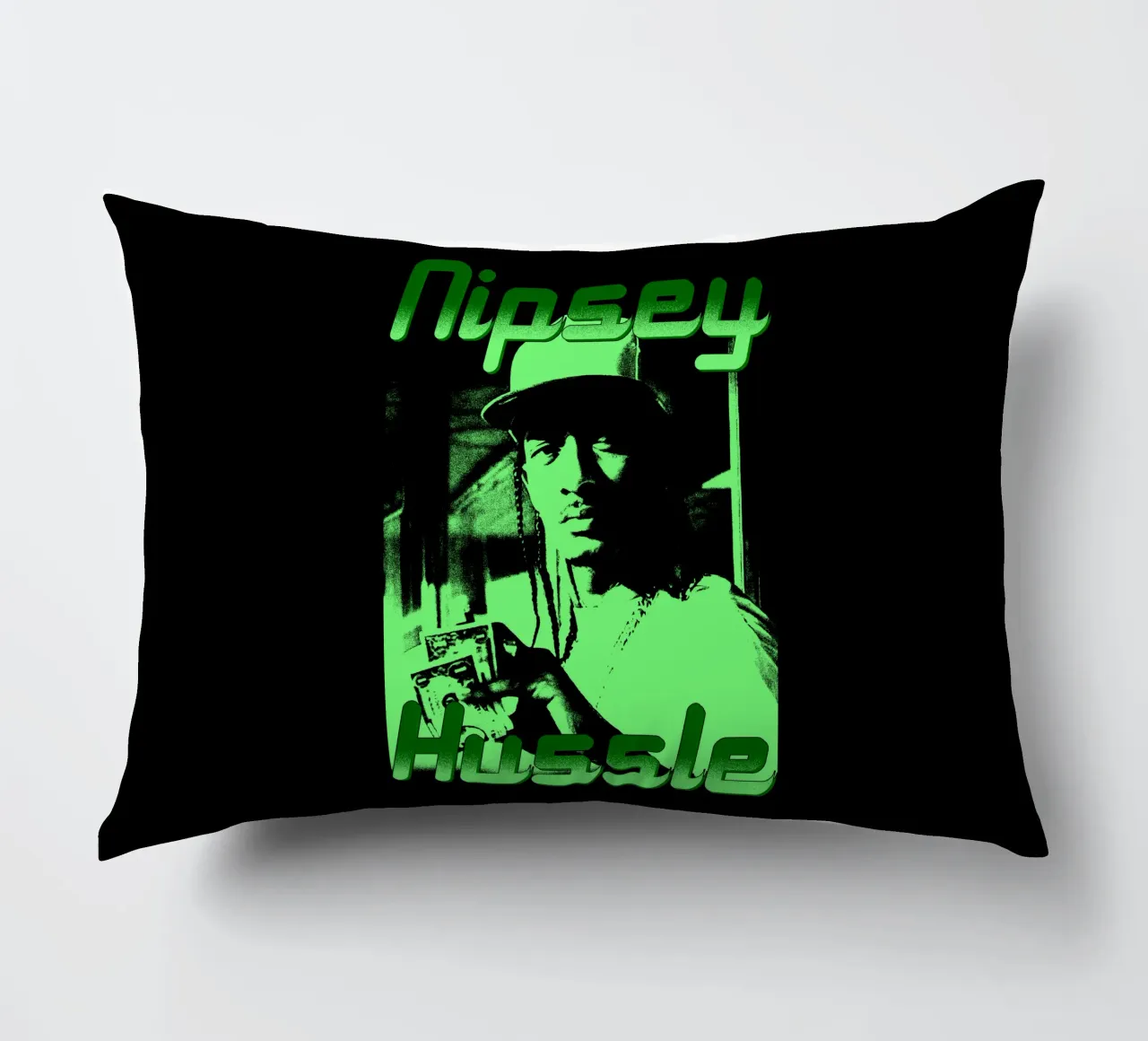 Stile vintage di Nipsey Hussle cuscino da mannys_artt