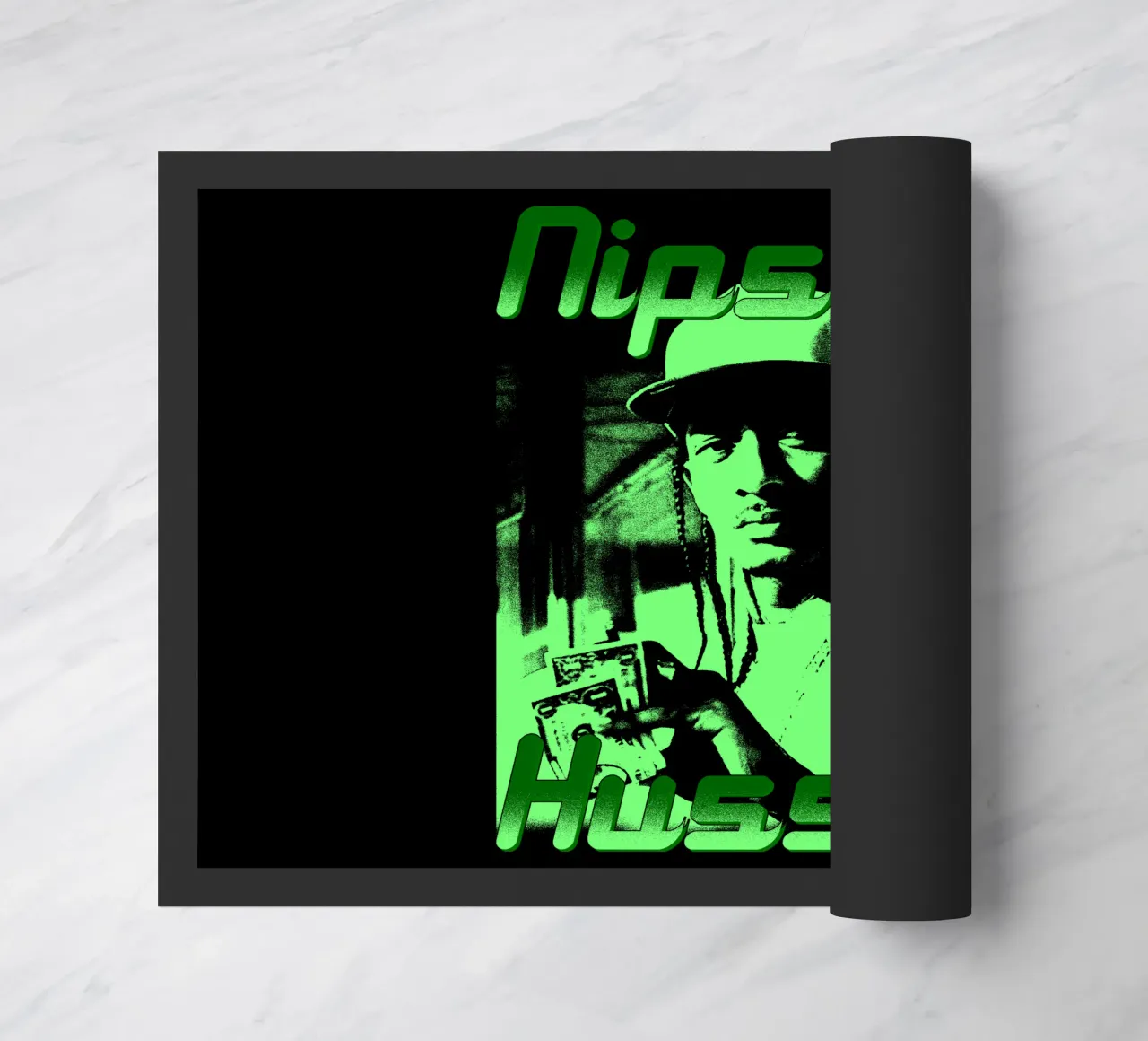 Stile vintage di Nipsey Hussle zerbino da mannys_artt