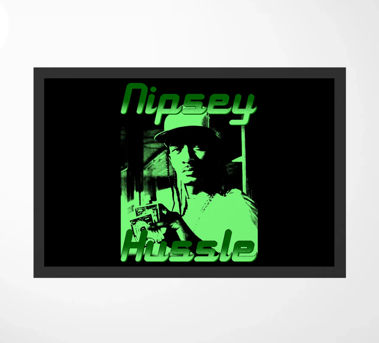 Stile vintage di Nipsey Hussle zerbino da mannys_artt