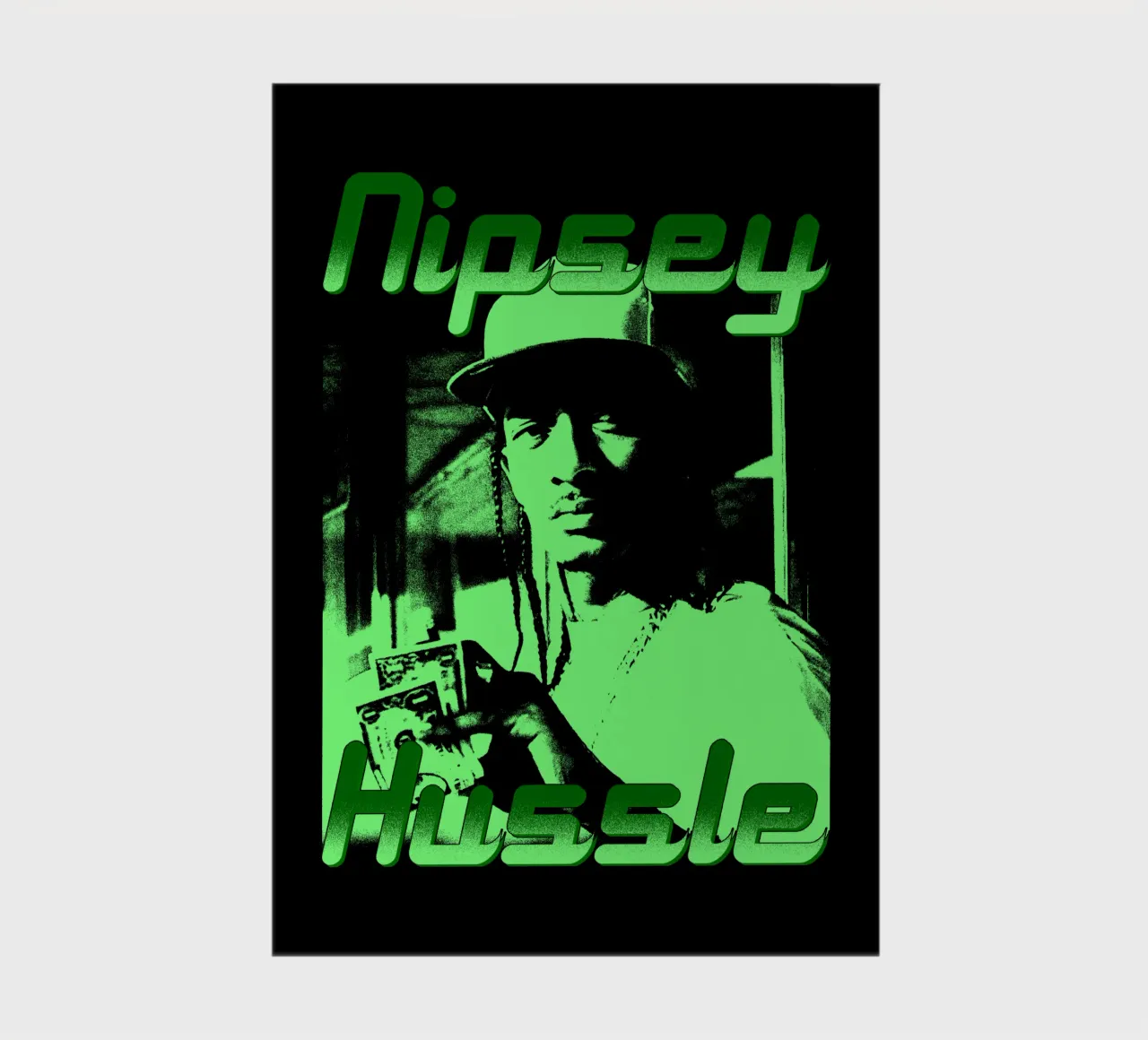 Vintage Style Nipsey Hussle notebook by mannys_artt