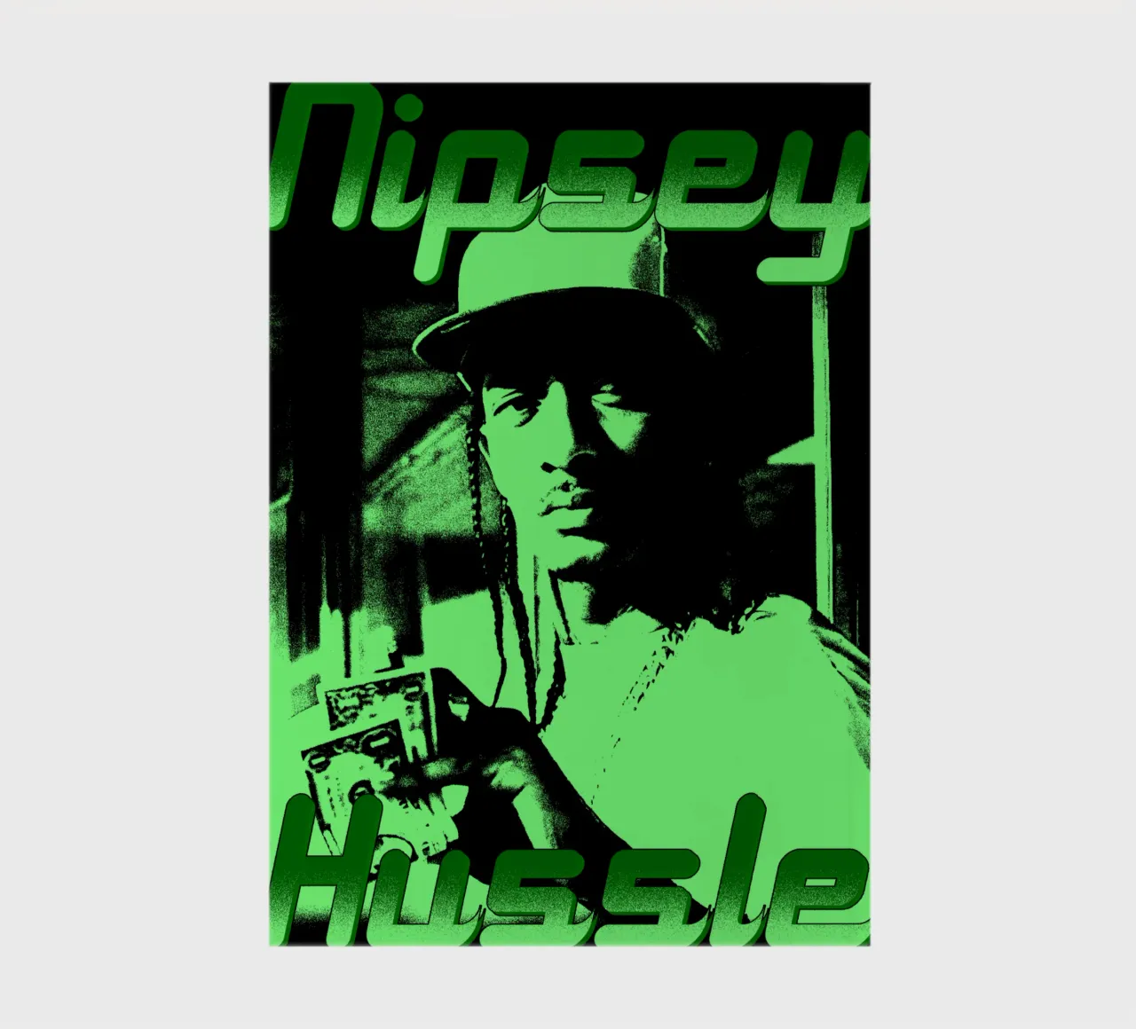 Vintage Style Nipsey Hussle notebook by mannys_artt