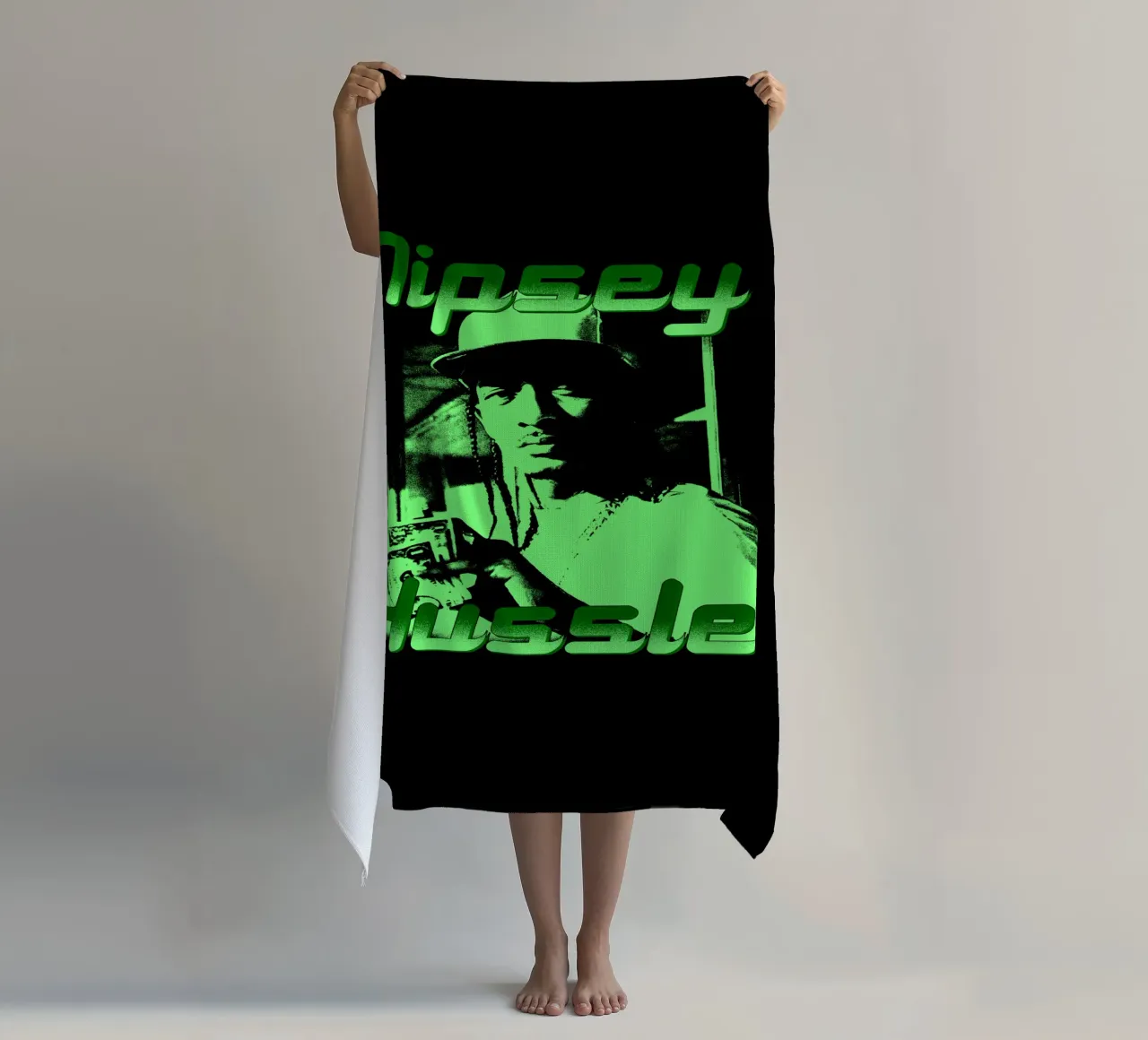 Stile vintage di Nipsey Hussle telo mare da mannys_artt
