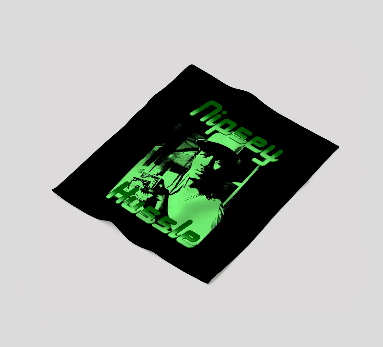 Stile vintage di Nipsey Hussle coperta in pile da mannys_artt