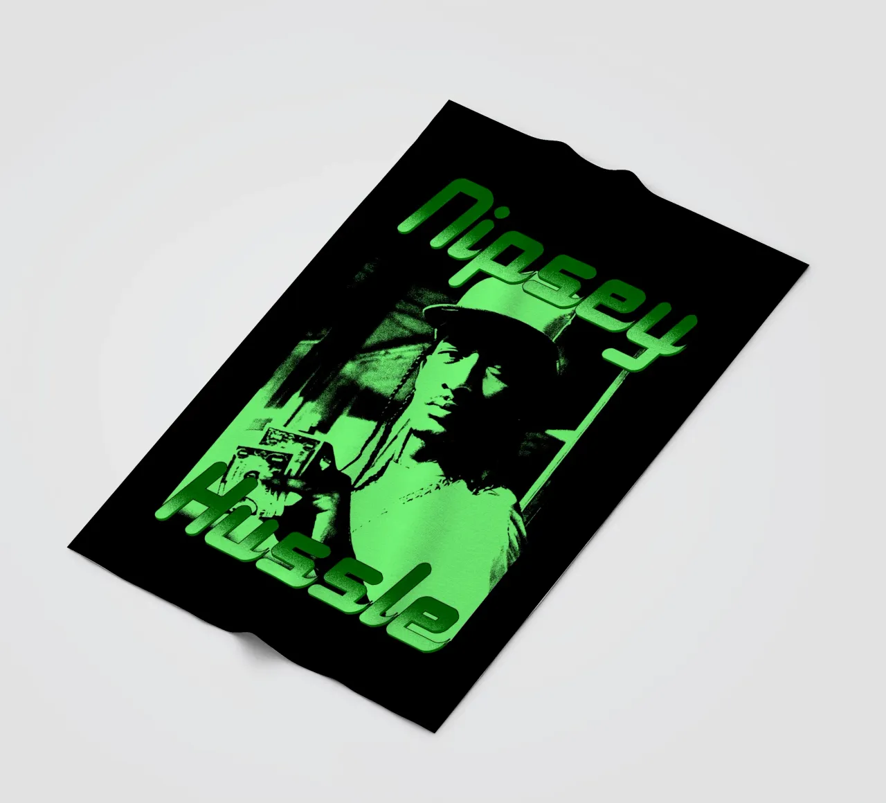 Stile vintage di Nipsey Hussle coperta in pile da mannys_artt