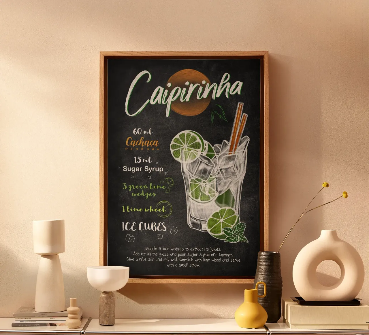 Caipirinha tela con Cornice a cassetta da Leon Meyer