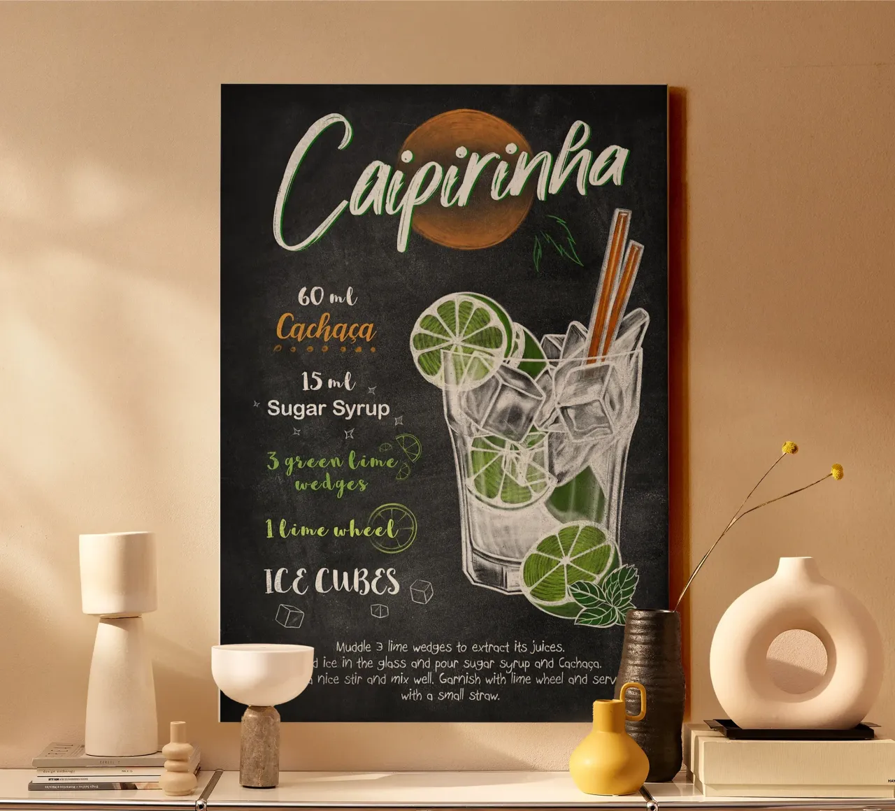 Caipirinha tela con Cornice a cassetta da Leon Meyer