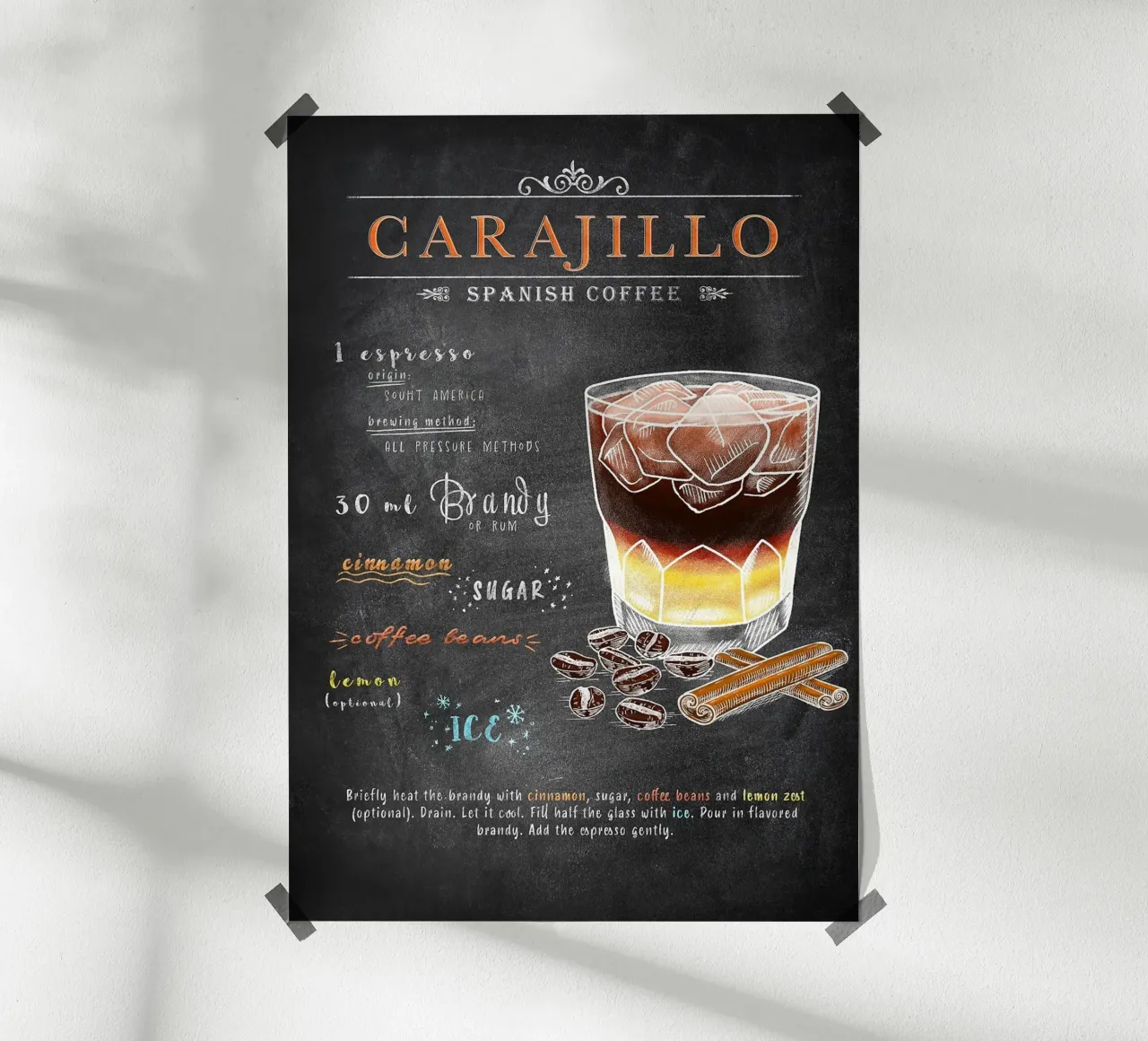 Carajillo poster da Leon Meyer