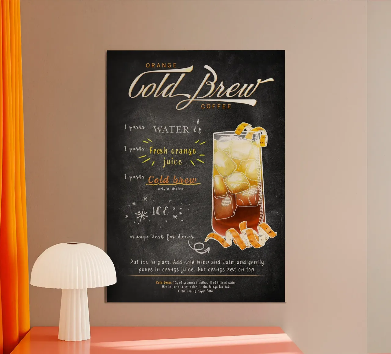Caffè freddo poster da Leon Meyer
