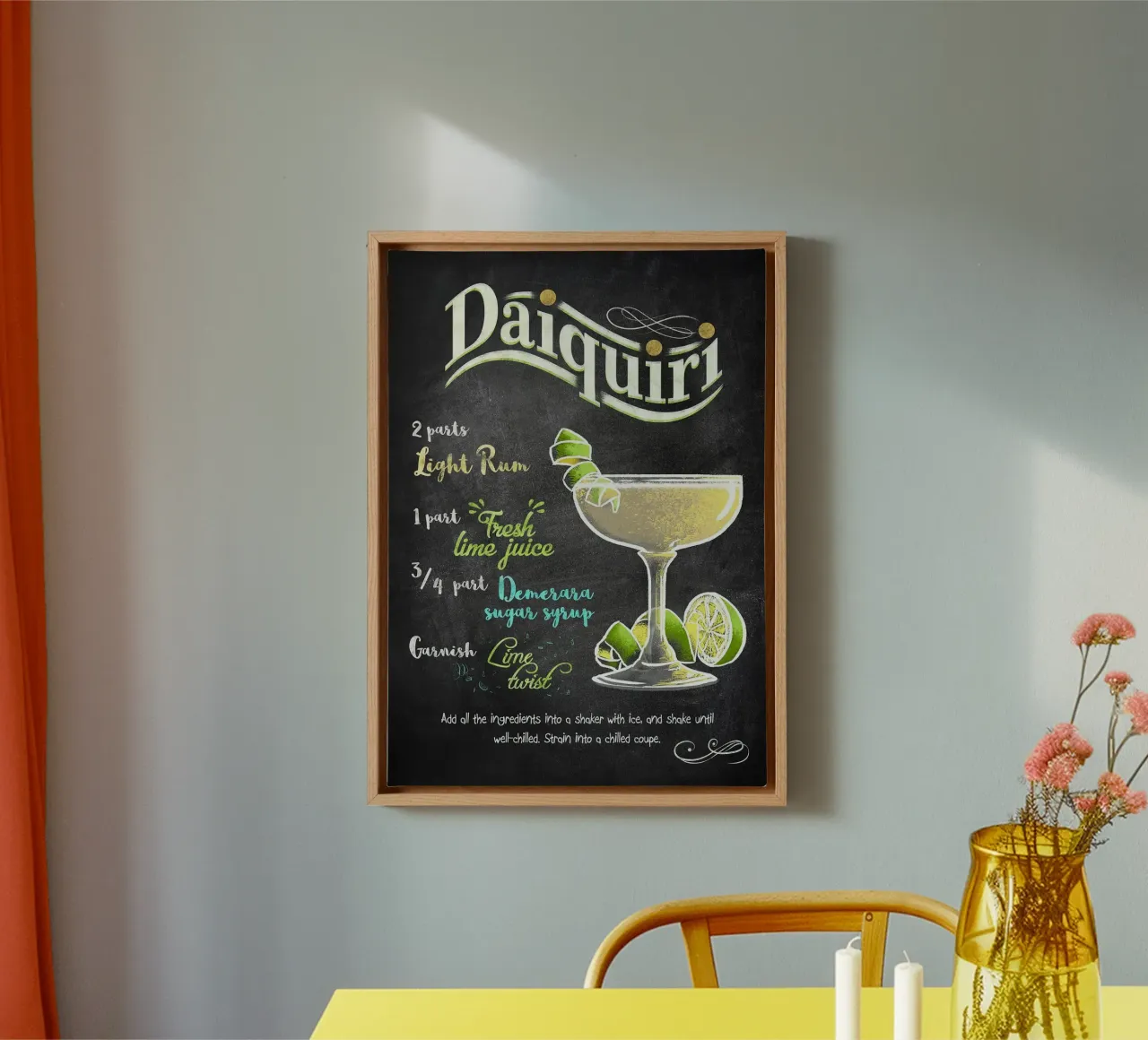 Daiquiri tela con Cornice a cassetta da Leon Meyer