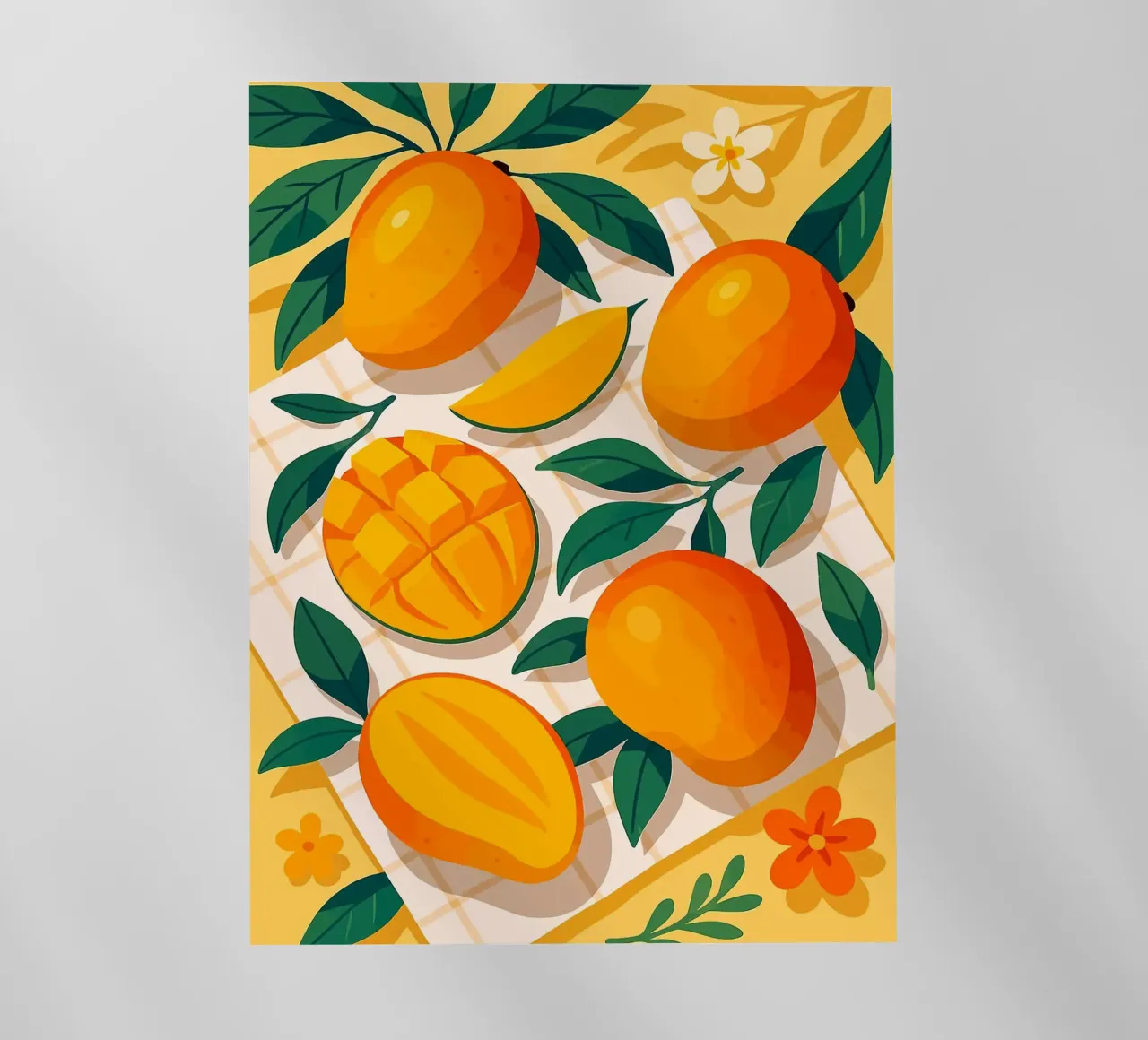 Mango - Una mesa con estilo lámina retroiluminada de Sven B Strauss