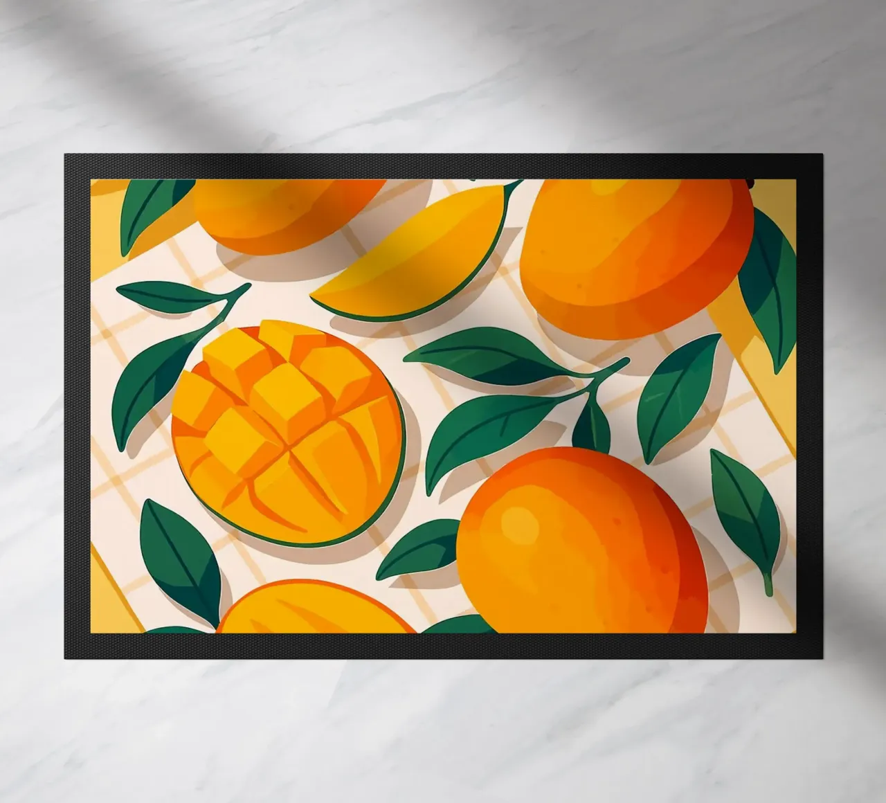 Mango - Una mesa con estilo felpudo de Sven B Strauss