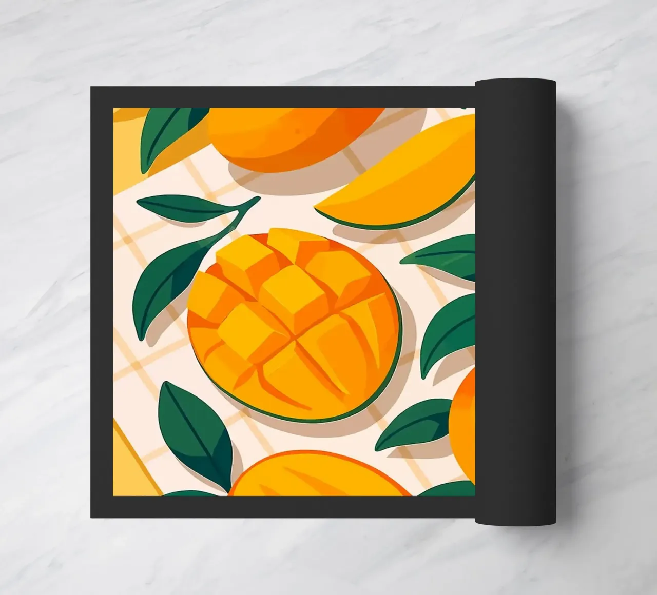 Mango - Una mesa con estilo felpudo de Sven B Strauss